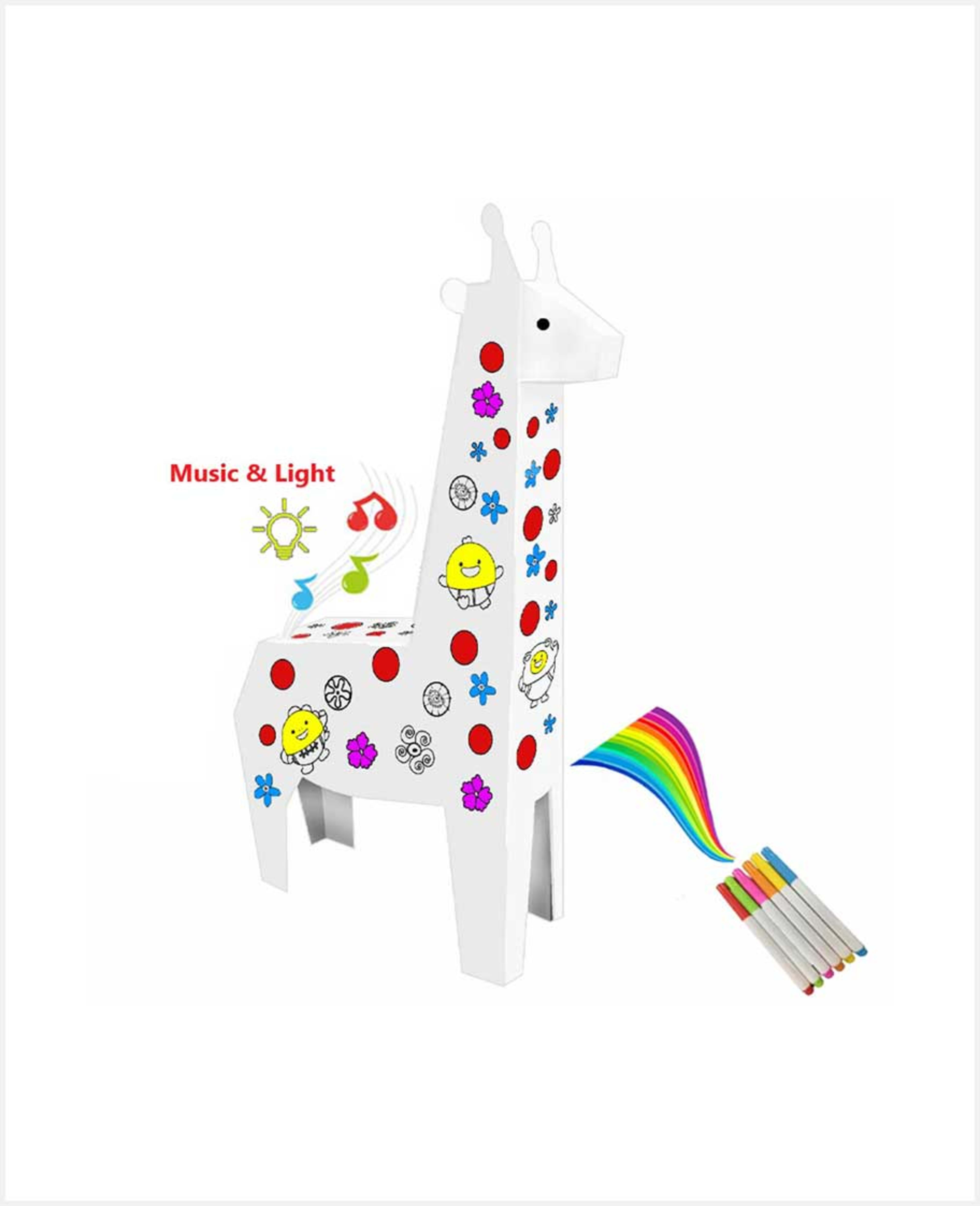 Eazy Kids Bts3 Doodle Giraffe with Music and Light Ez_ddc_gi