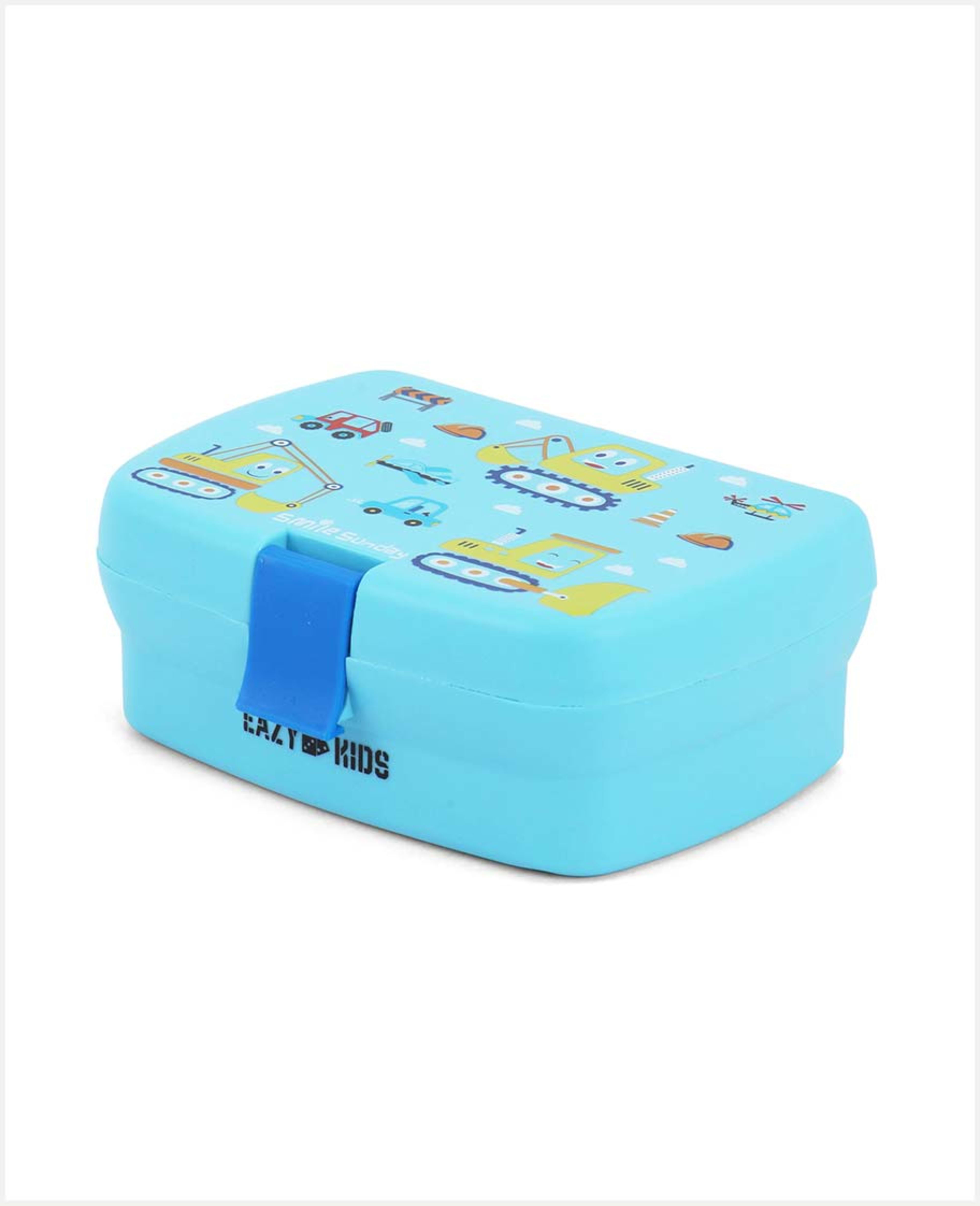 Eazy Kids Bts3 Bento Lunchbox Constructin Blue Ez_sslb1_cnbu