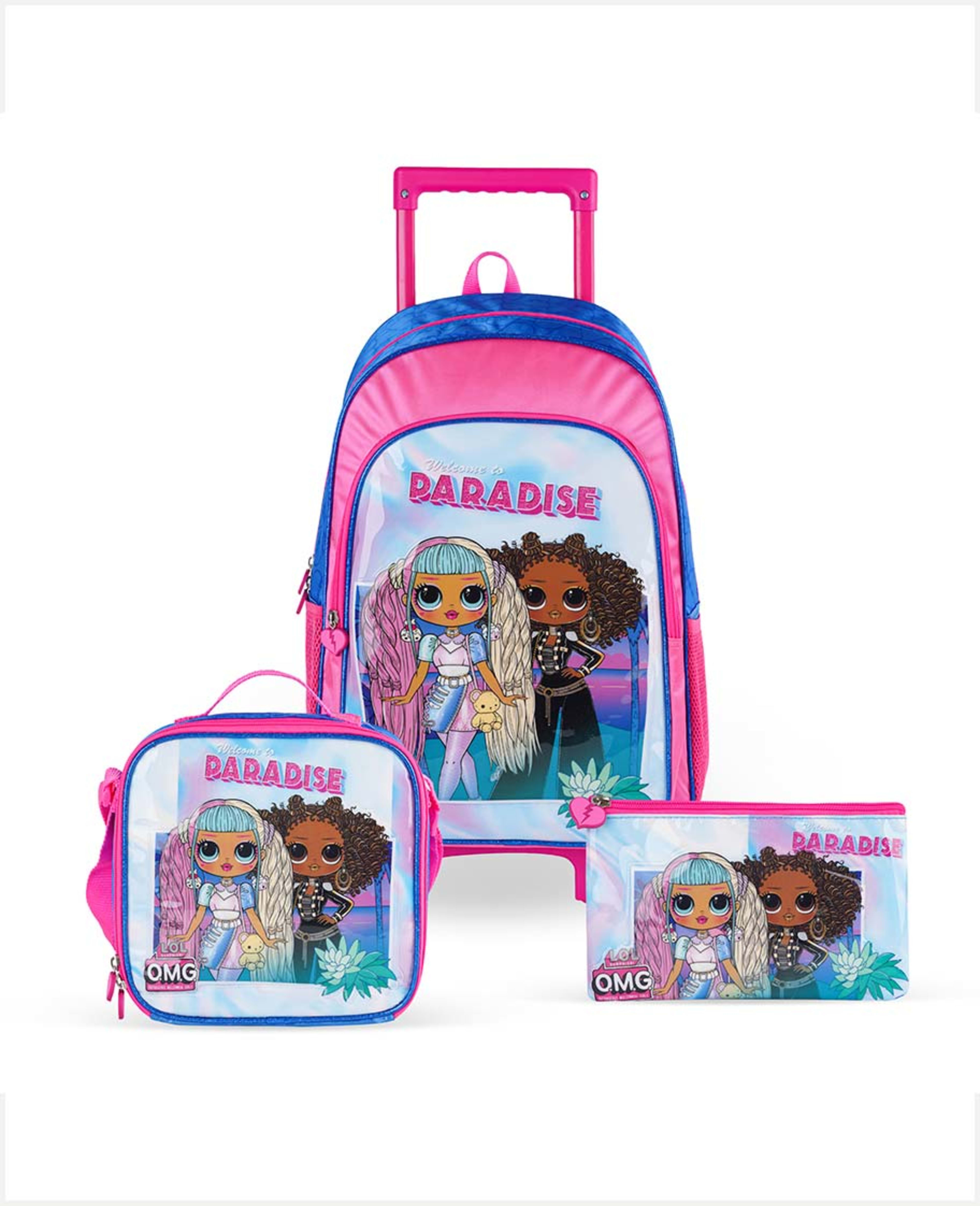 L.o.l Omg Welcome 3in1 Trolley Box Set 18inch Tbt233in1c28-18