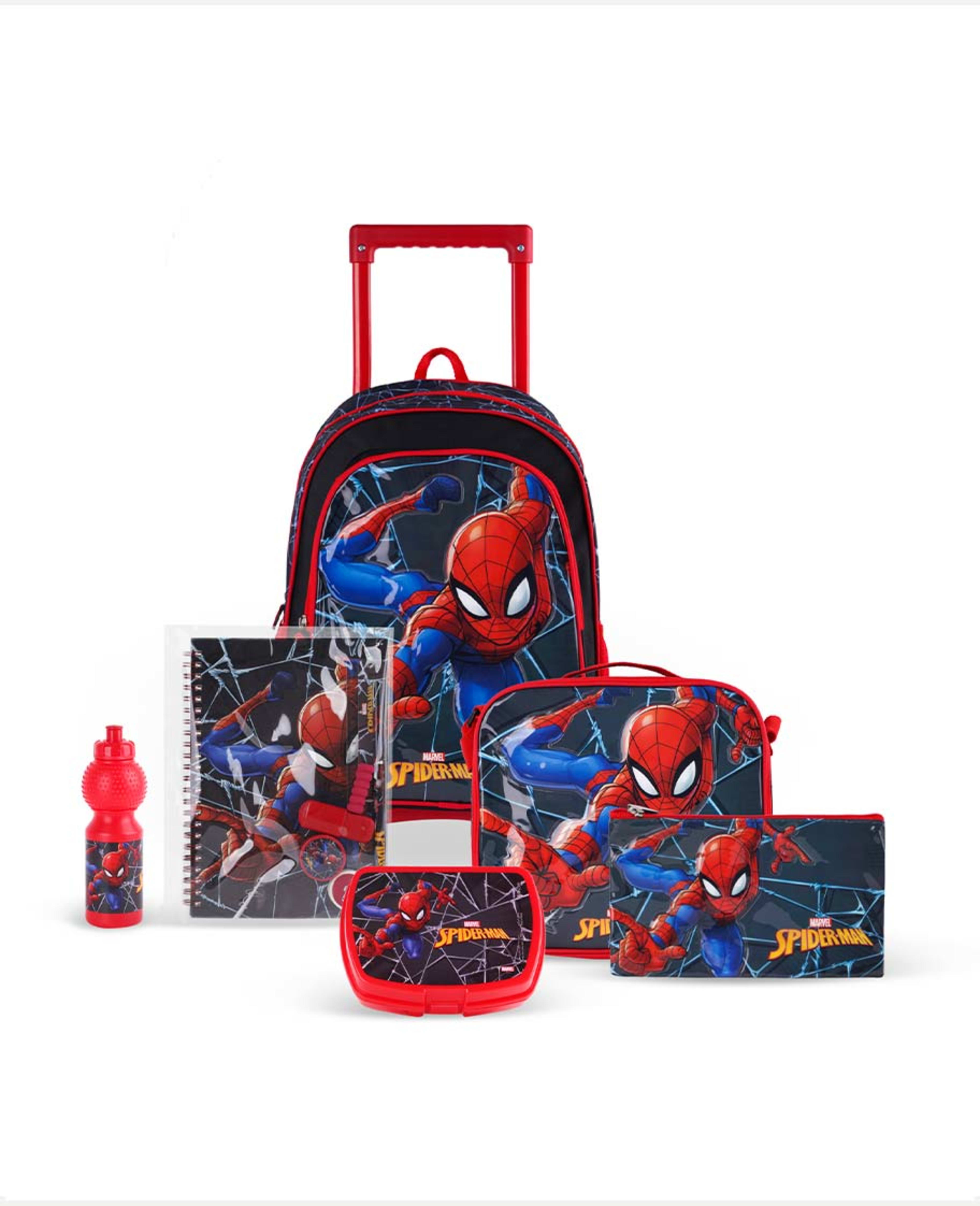 Marvel Spiderman Web 6in1 Trolley Set 16inch Tbt236in1c12-16