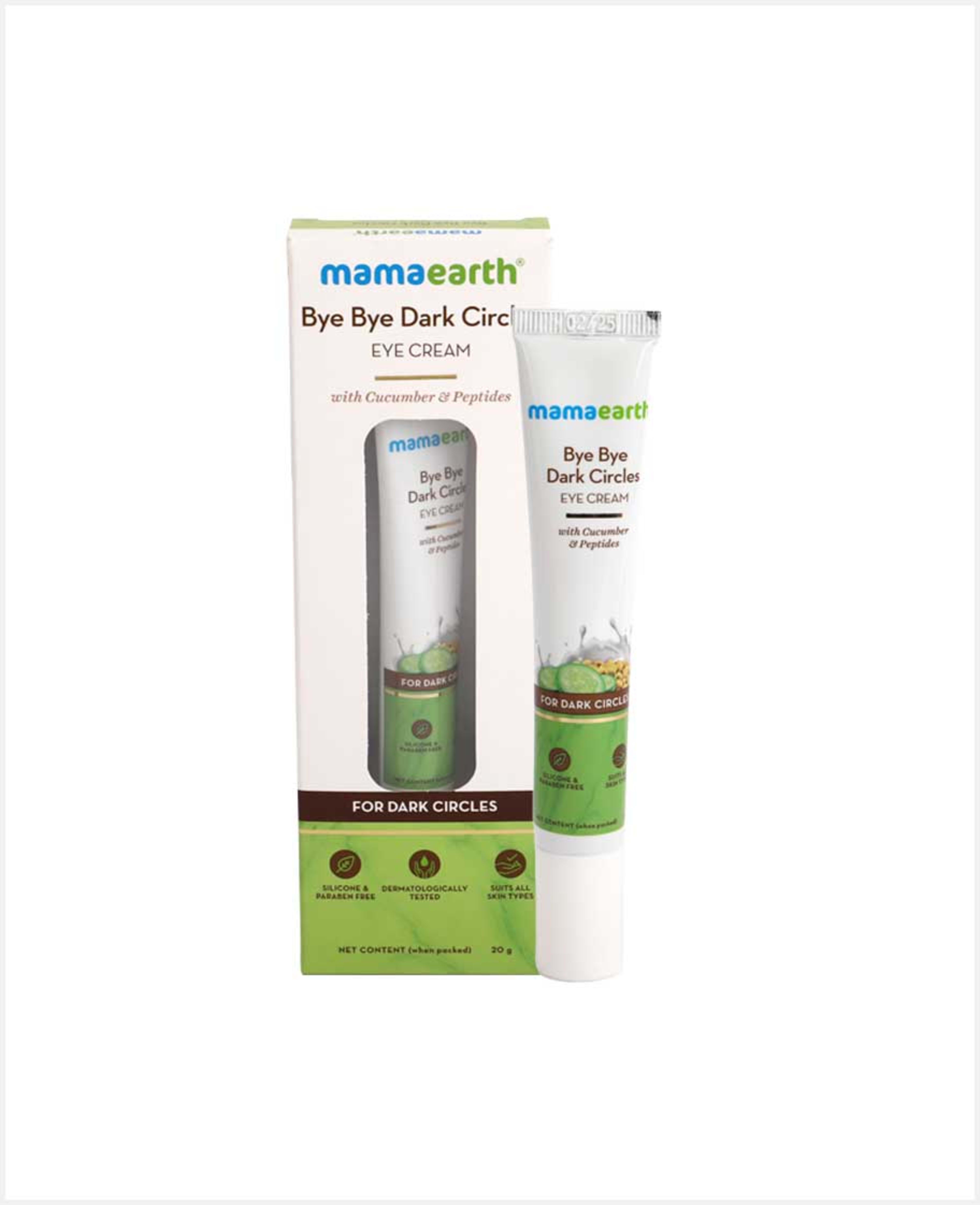 Mamaearth Bye Bye Dark Circles Eye Cream 20gm