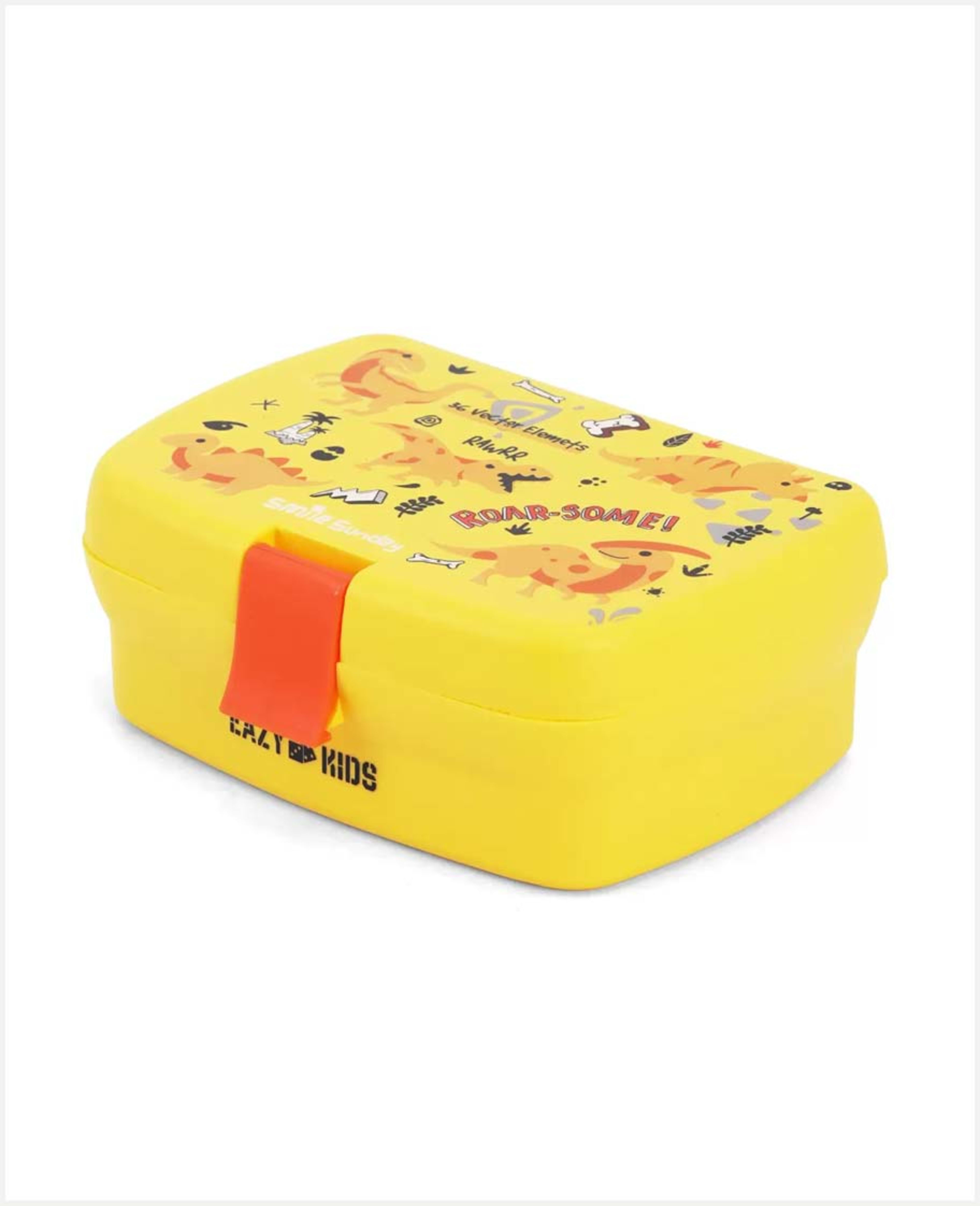 Eazy Kids Bts3 Bento Lunch Box Dino Yellow Ez_sslb1_diye
