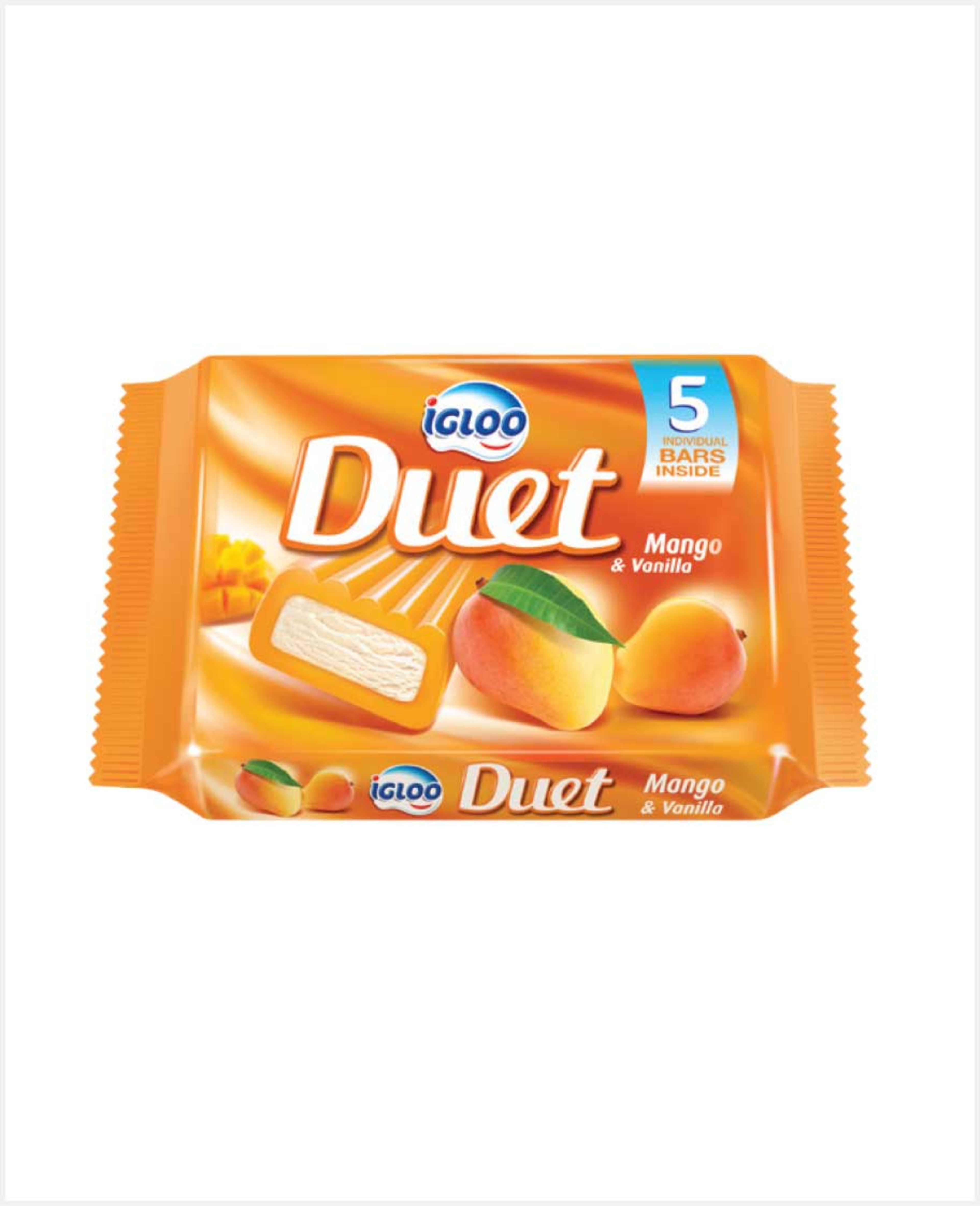 Igloo Duet Mango & Vanilla Ice Cream 5x65ml