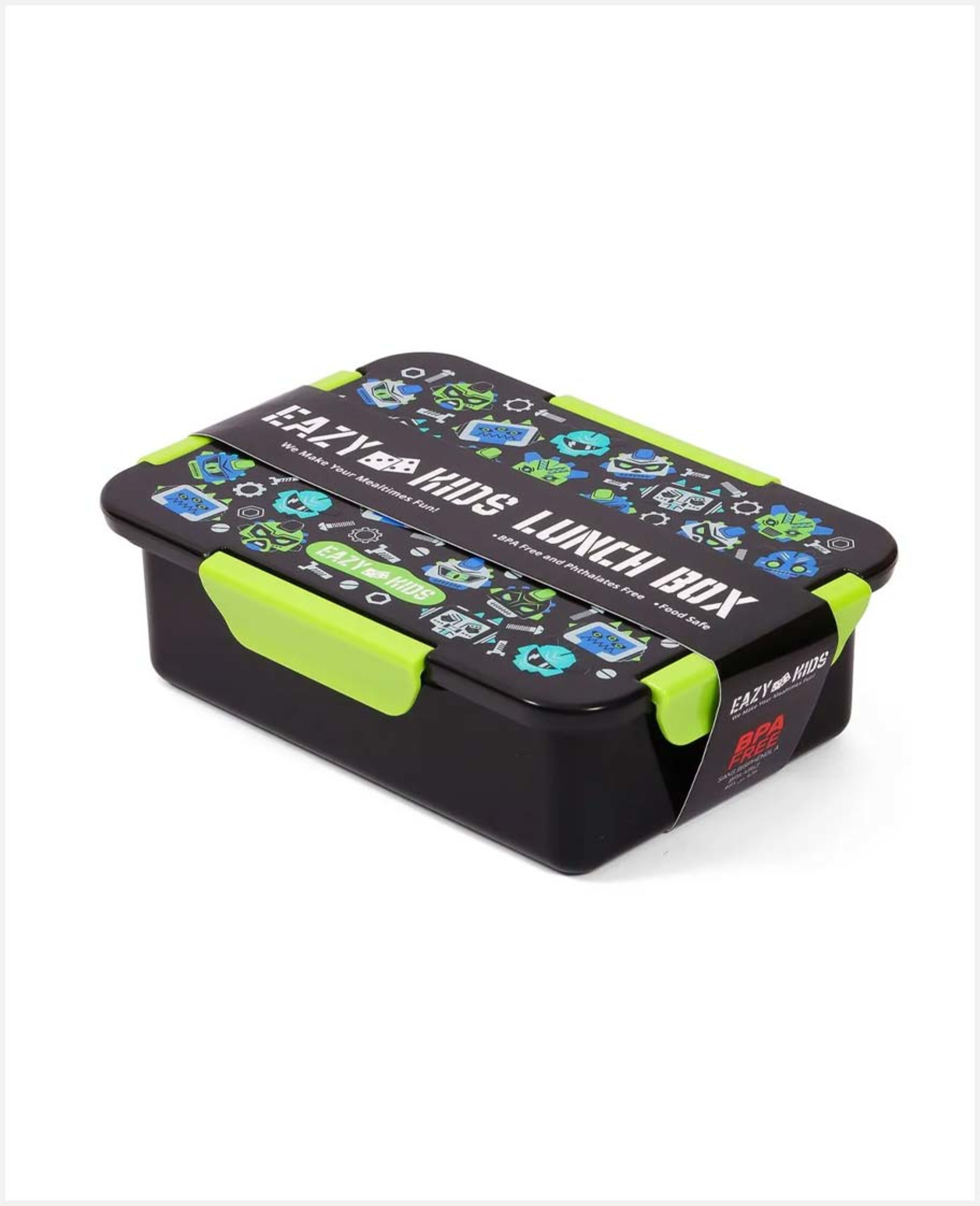 Eazy Kids Bts3 Lunch Box Gen Z Black 850ml Ez_tlb1_clbk