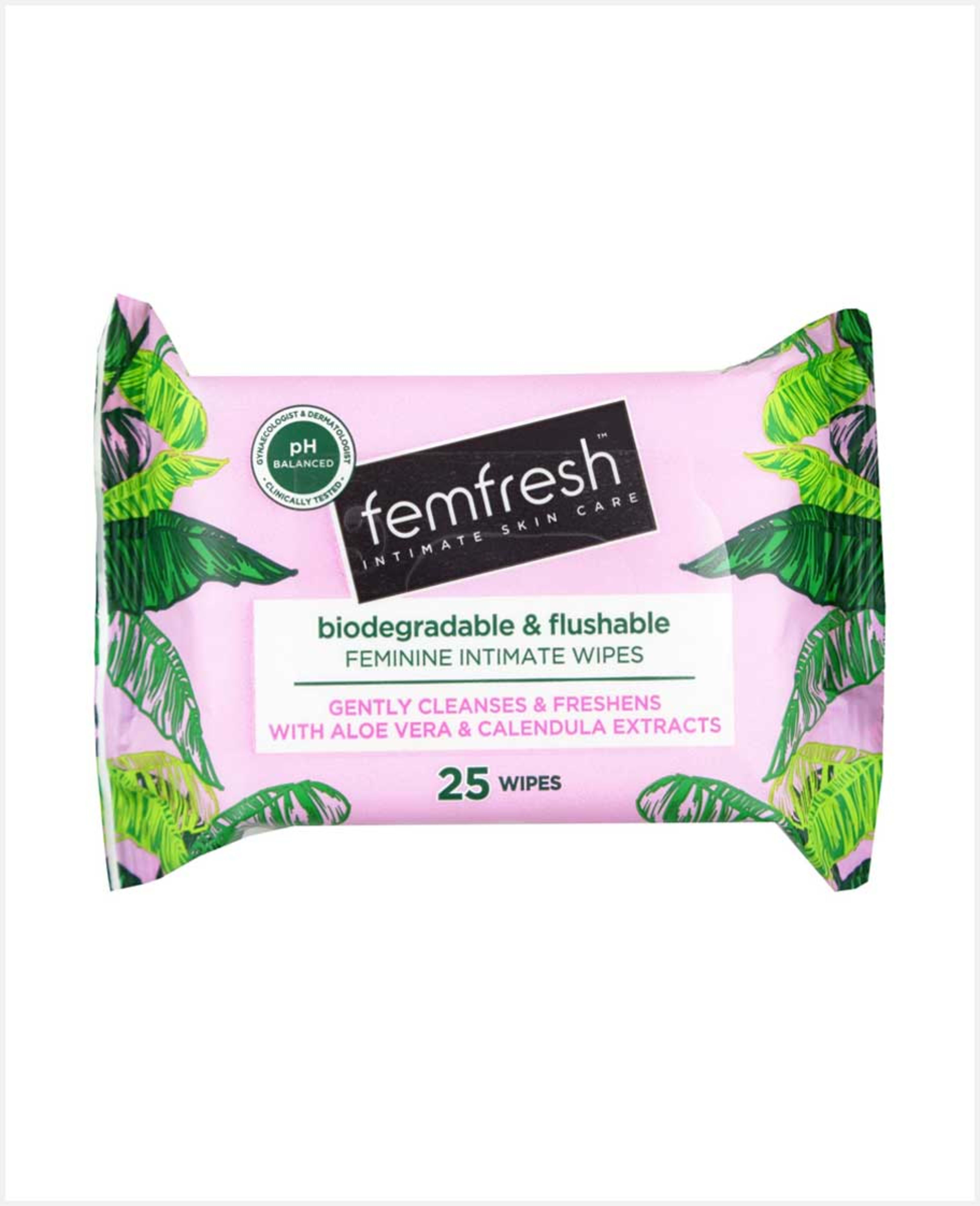 Femfresh Feminine Intimate Wipes 25pcs