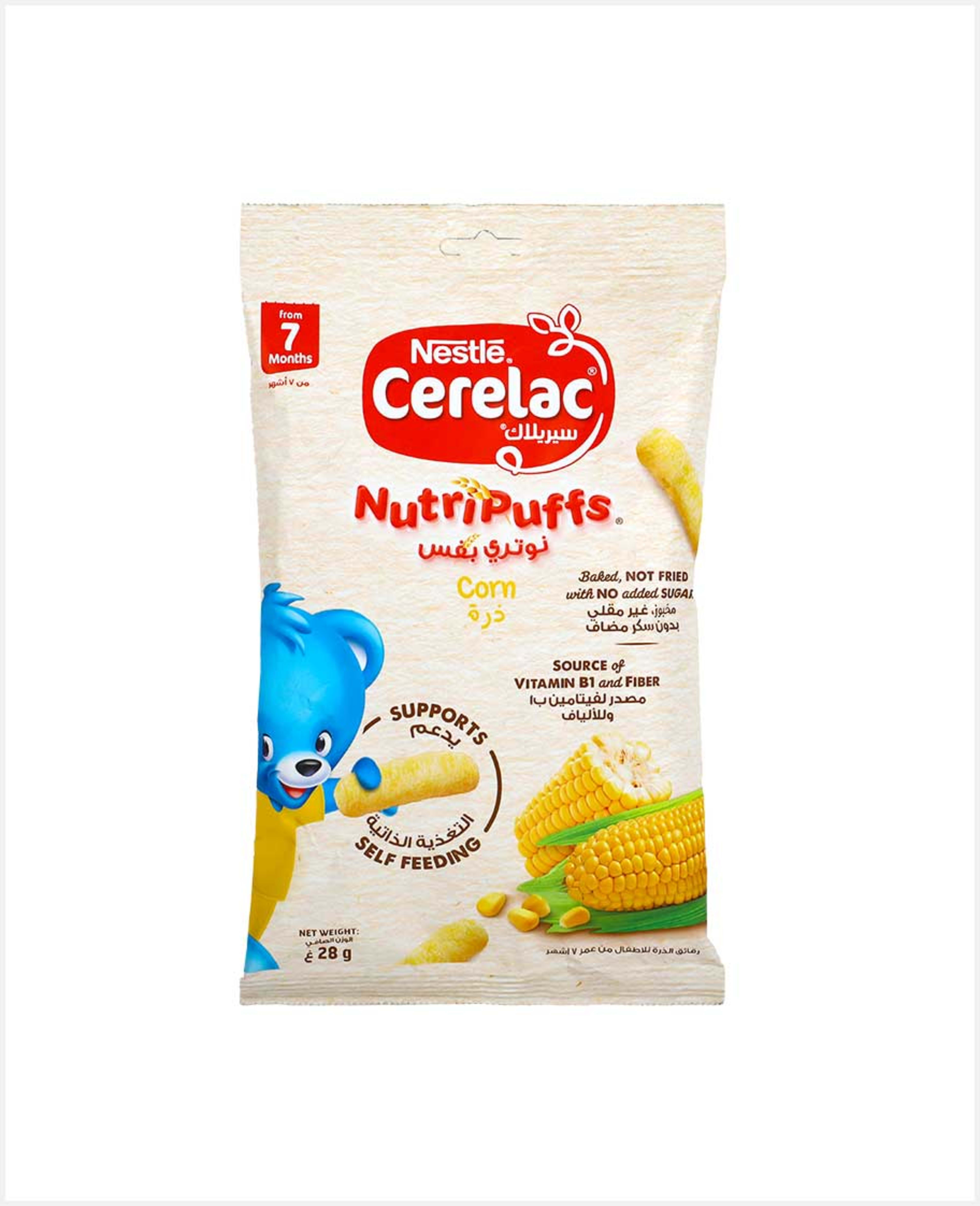 Nestle Cerelac Nutripuffs Corn 28gm