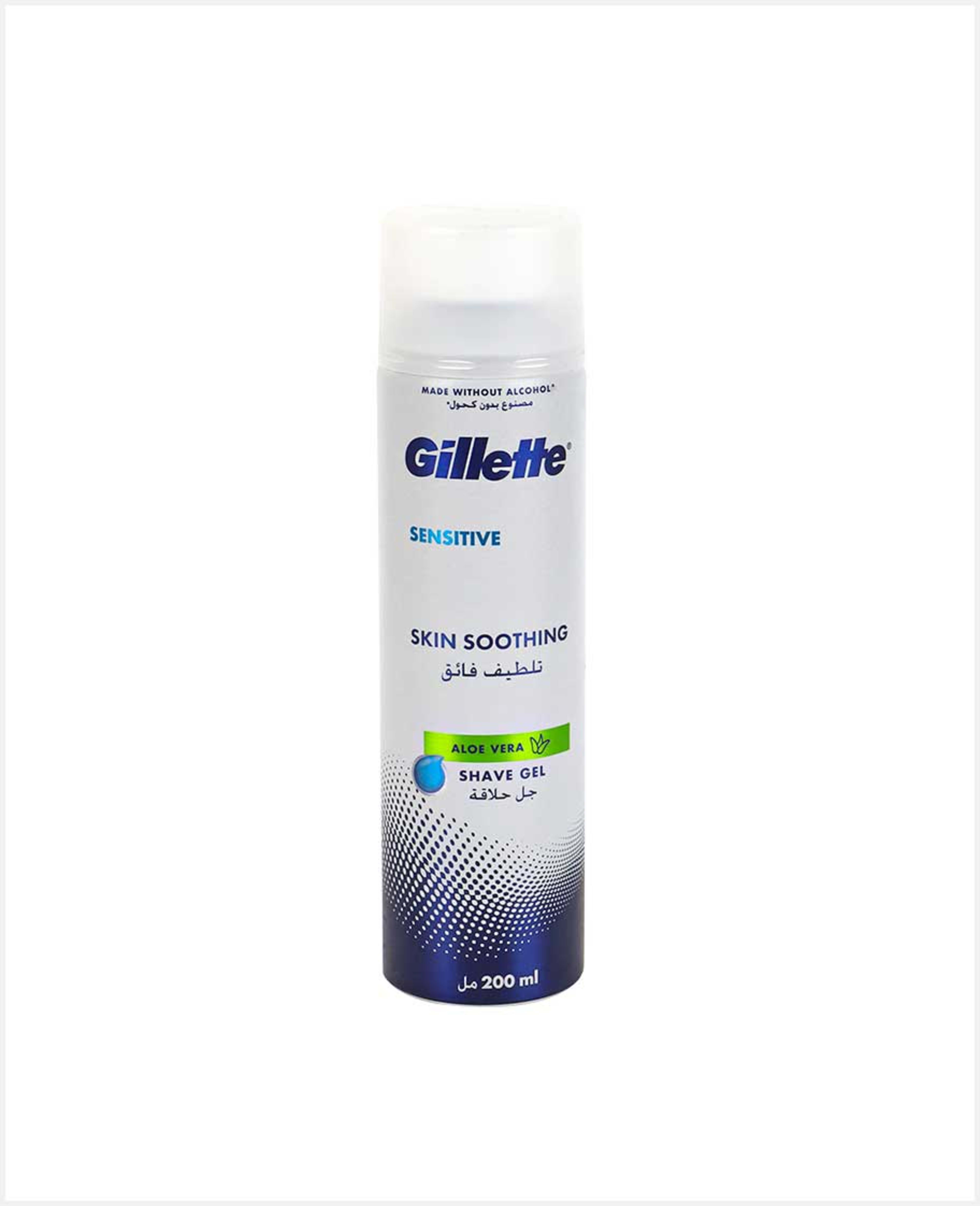 Gillette Sensitive Skin Soothing Aloe Vera Shave Gel 200ml