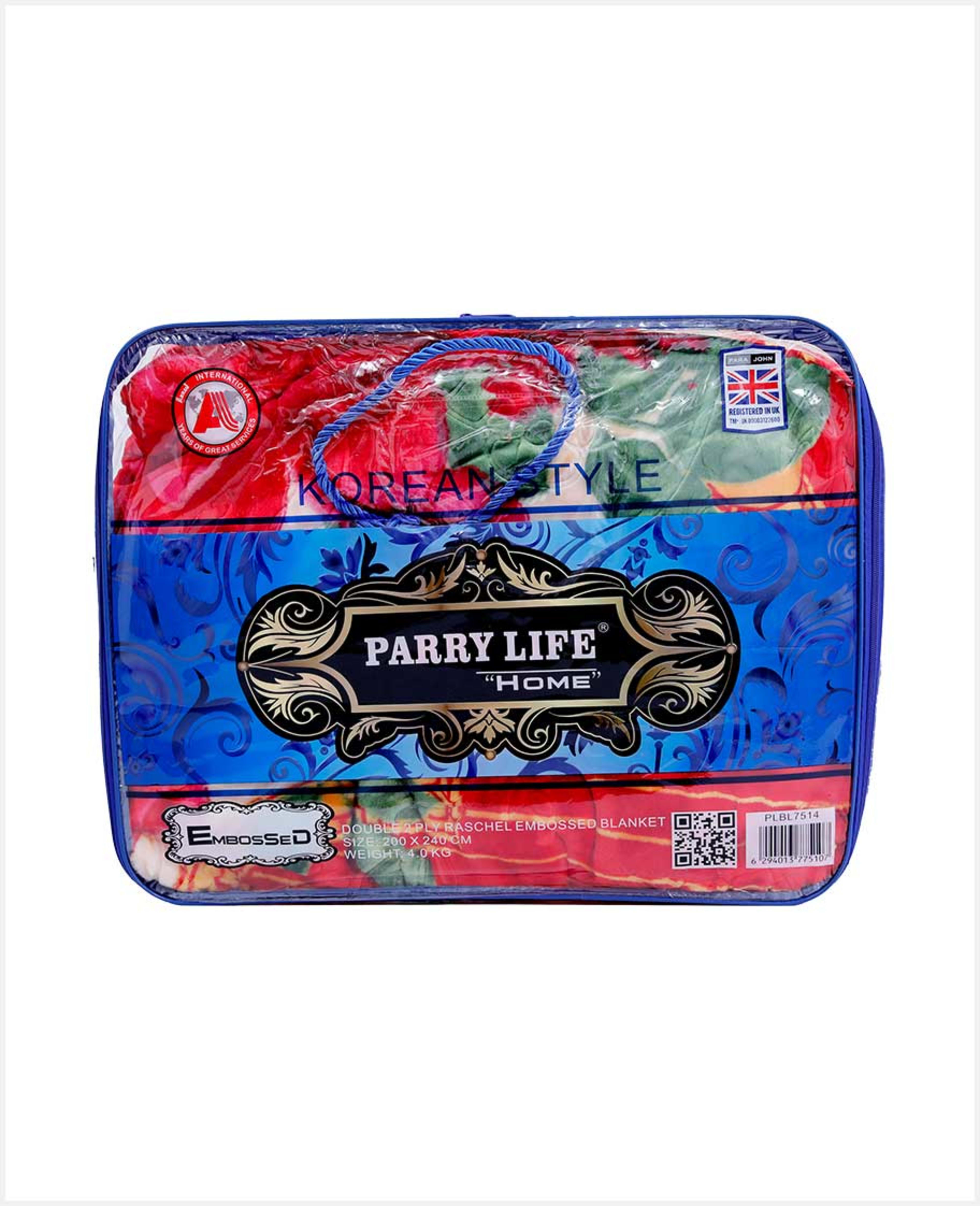 Parry Life 2ply Blanket Embossed 200x240 4kg Plb7514 - image 2