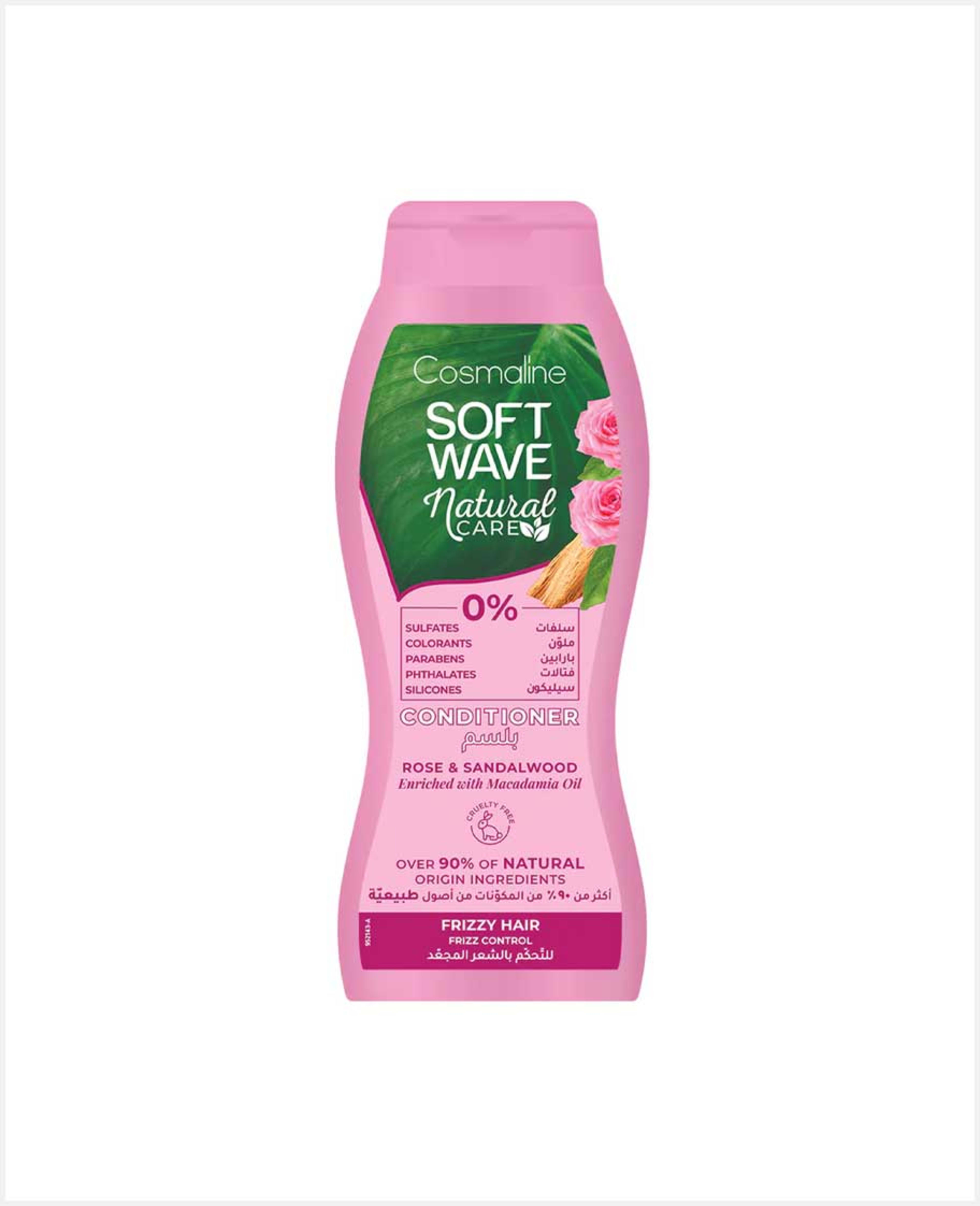 Soft Wave Conditioner Rose & Sandalwood for Frizzy Hair 400ml