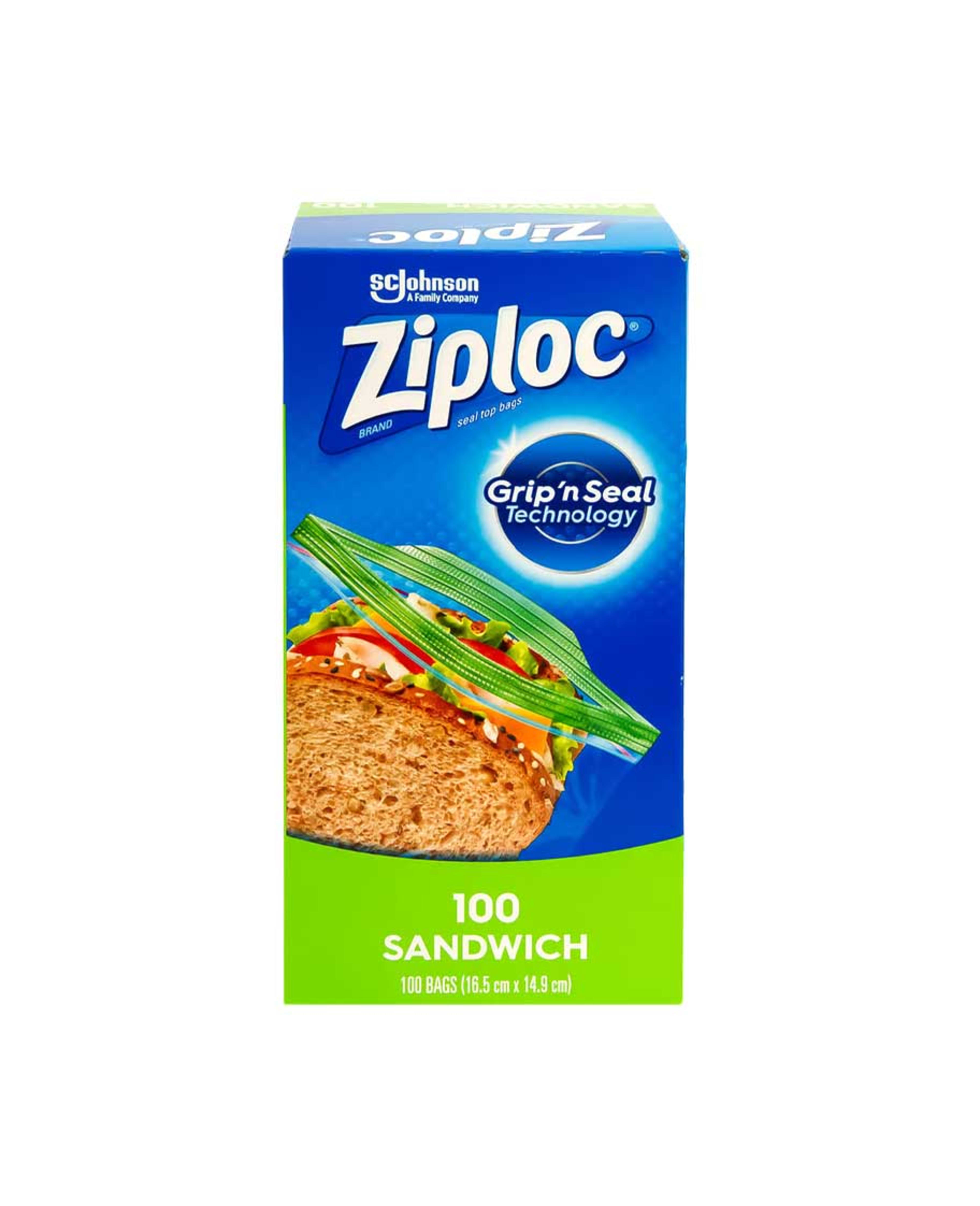 Ziploc Sandwich Bag 100s X 2pcs