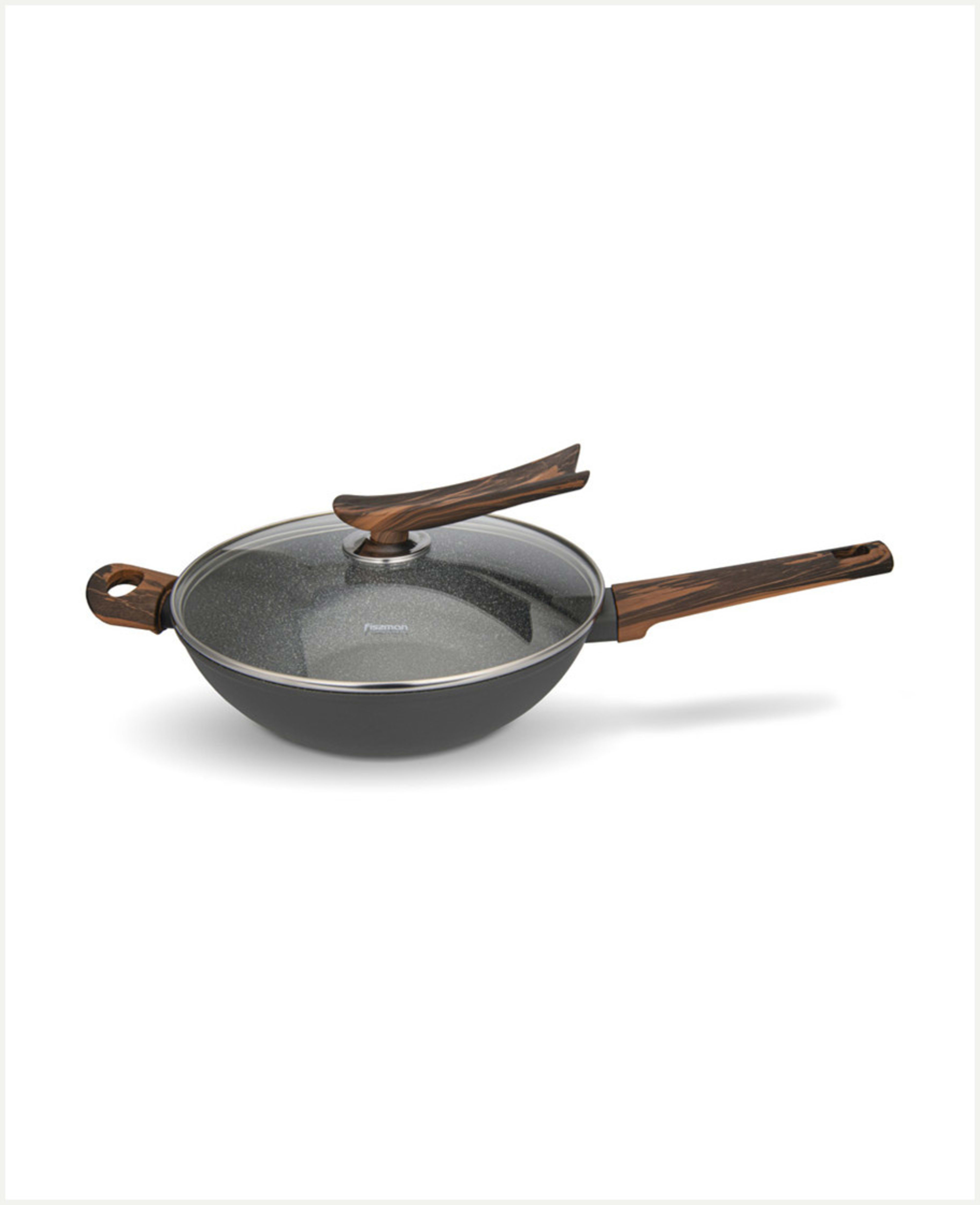 Fissman S3d2 Wok Pan Capella W/lid 28x8.5cm/3.5l 14959