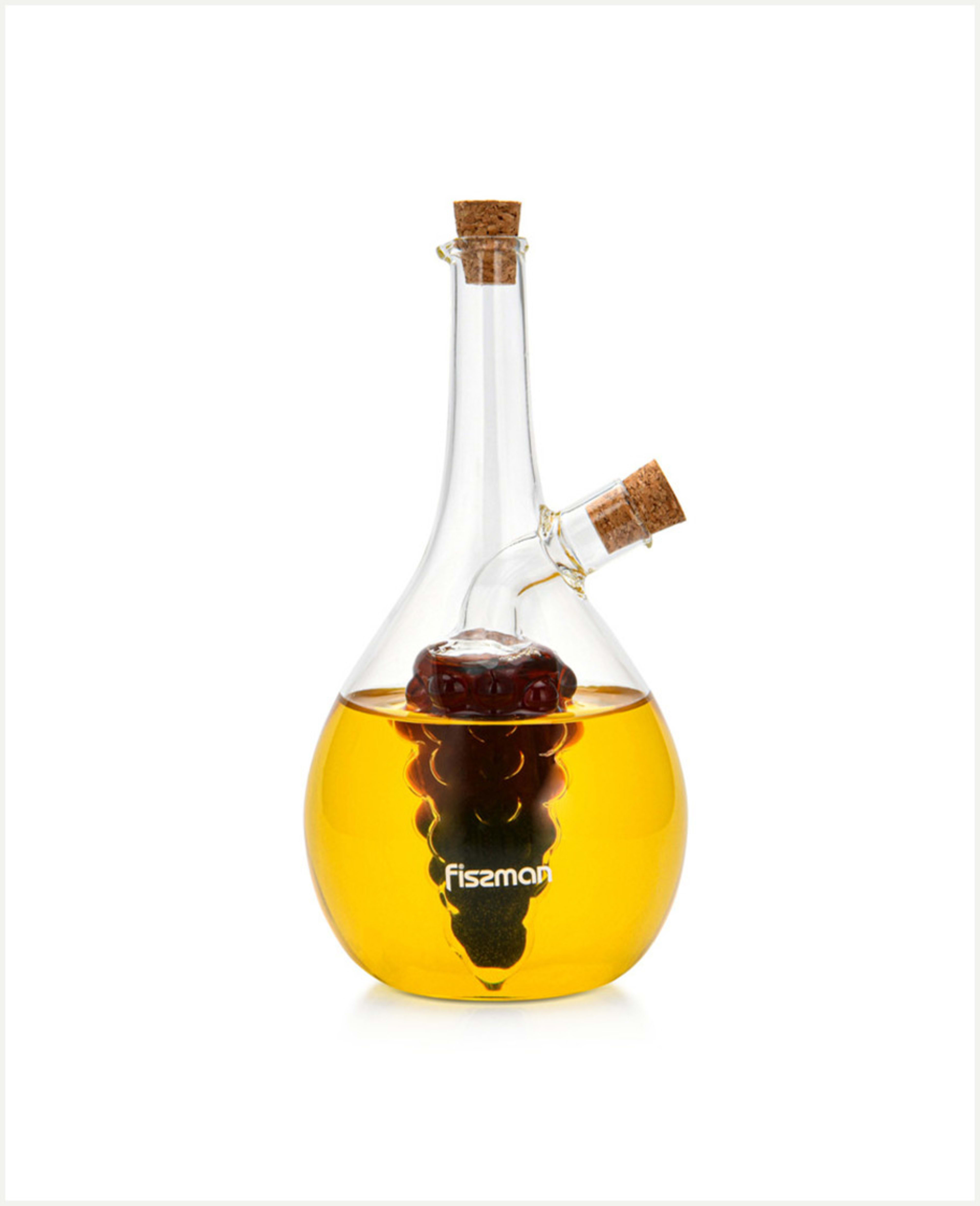 Fissman S3d2 2in1 Oil & Vinegr Bottle Borosilicate 40/450ml 6538