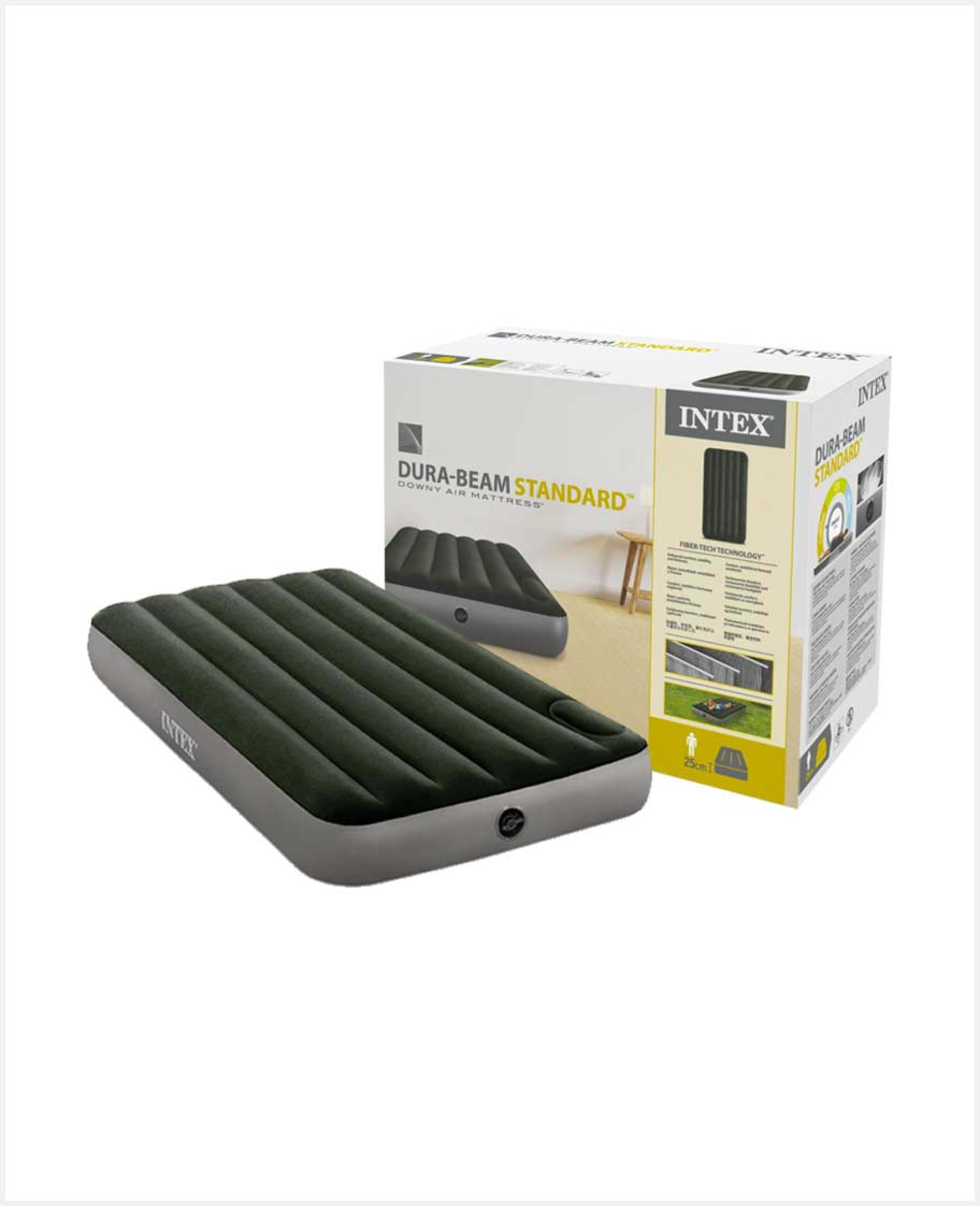 Intex Twin Dura Beam Downy Airbed Foot Bip 99cmx1.91mx25cm - image 2