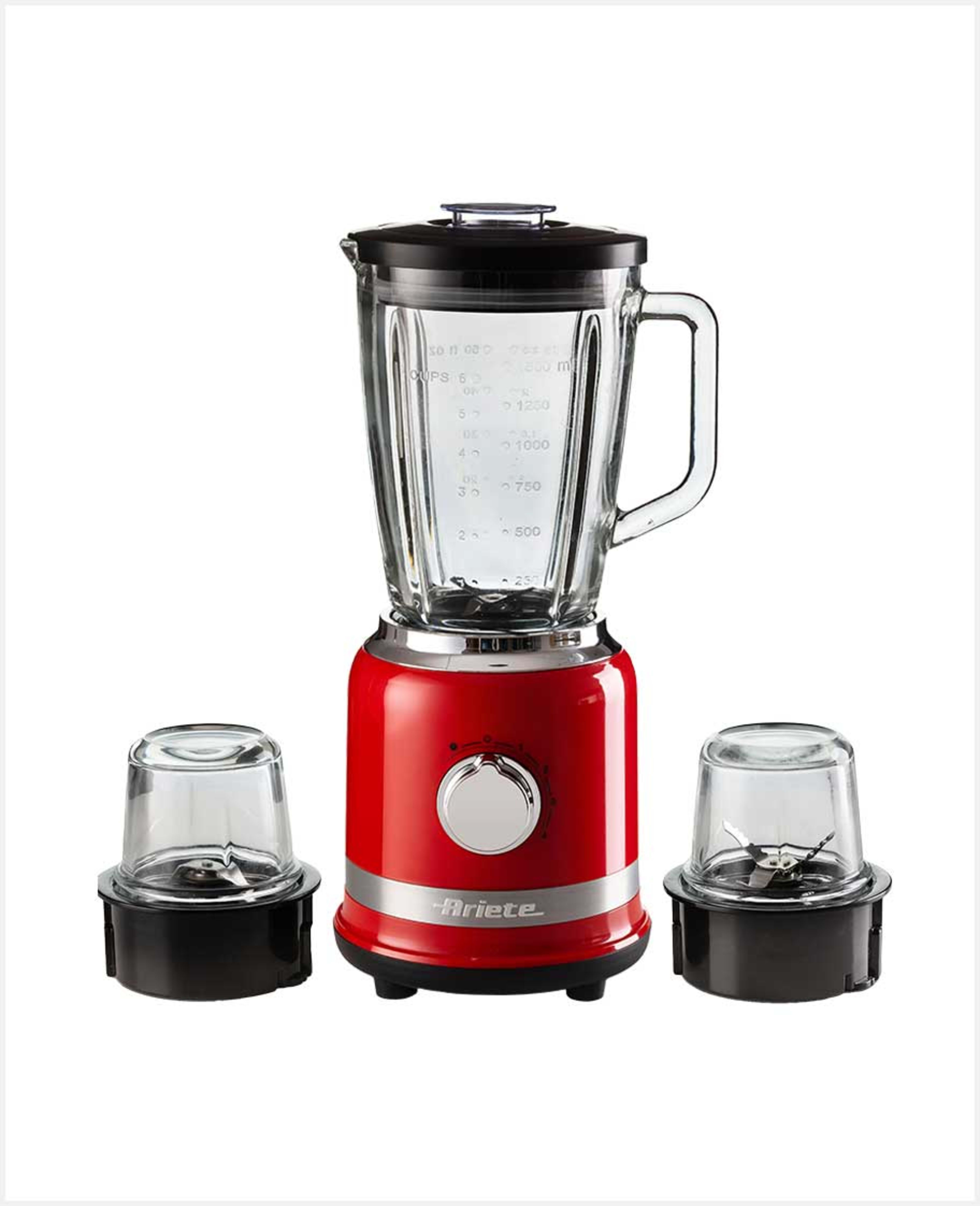 Ariete Moderna Blender 2 Mill with Glass Red 585/2