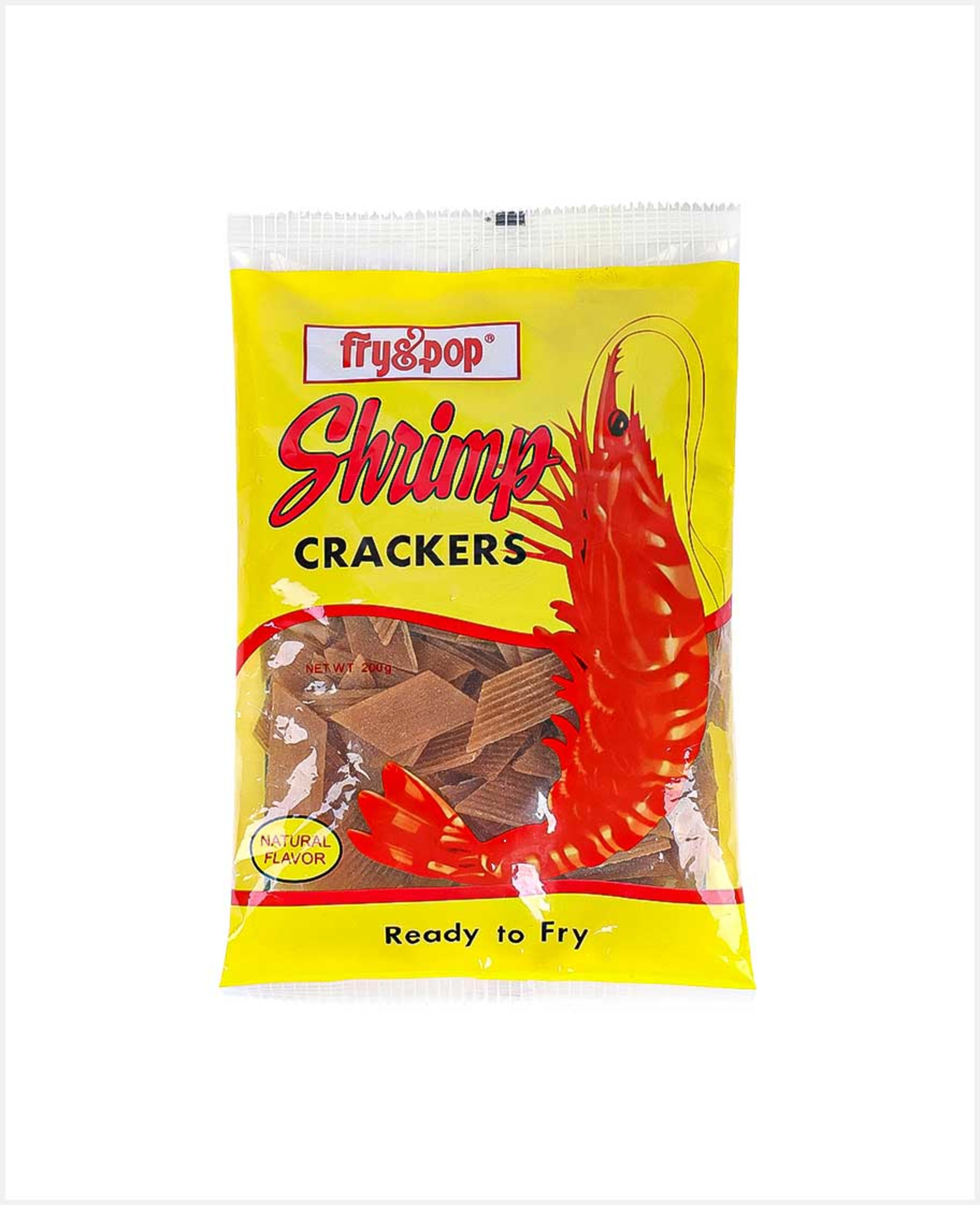 Fry & Pop Shirmp Cracker Natural Flavor 200gm - image 2