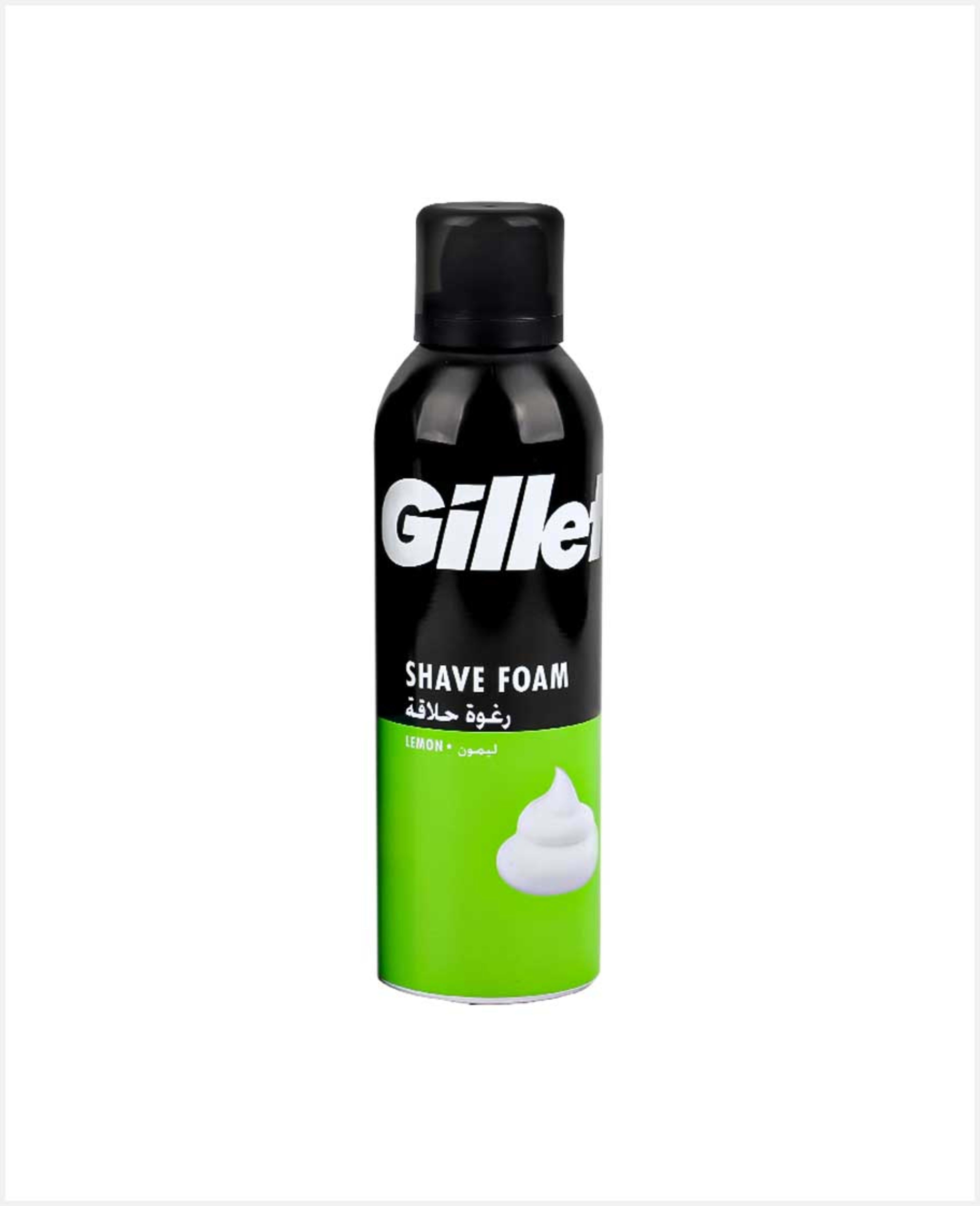 Gillette Shaving Foam Lemon Lime Citron Lime 200ml @25%off