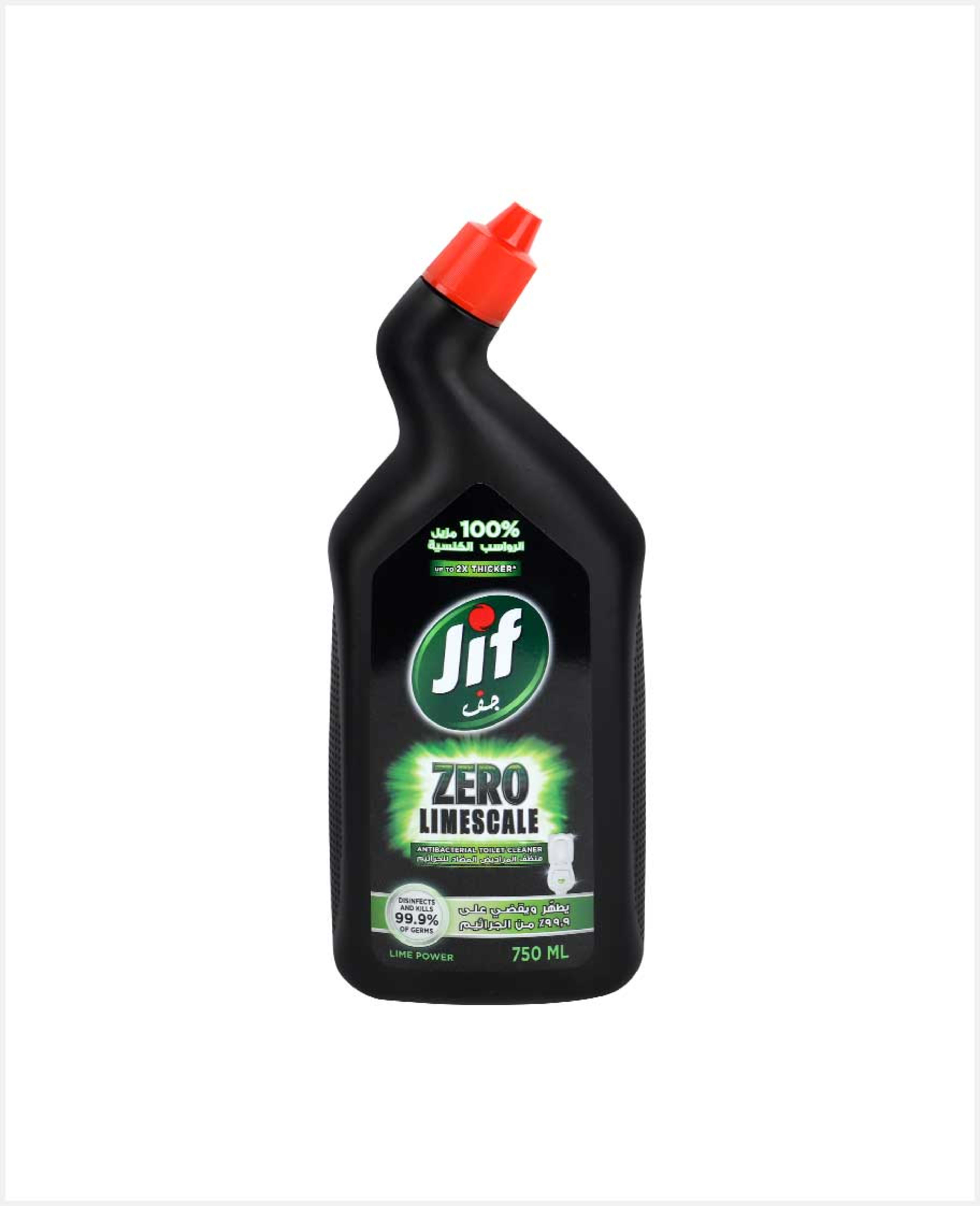 Jif Zero Limescale Toilet Cleaner Lime Power 750ml