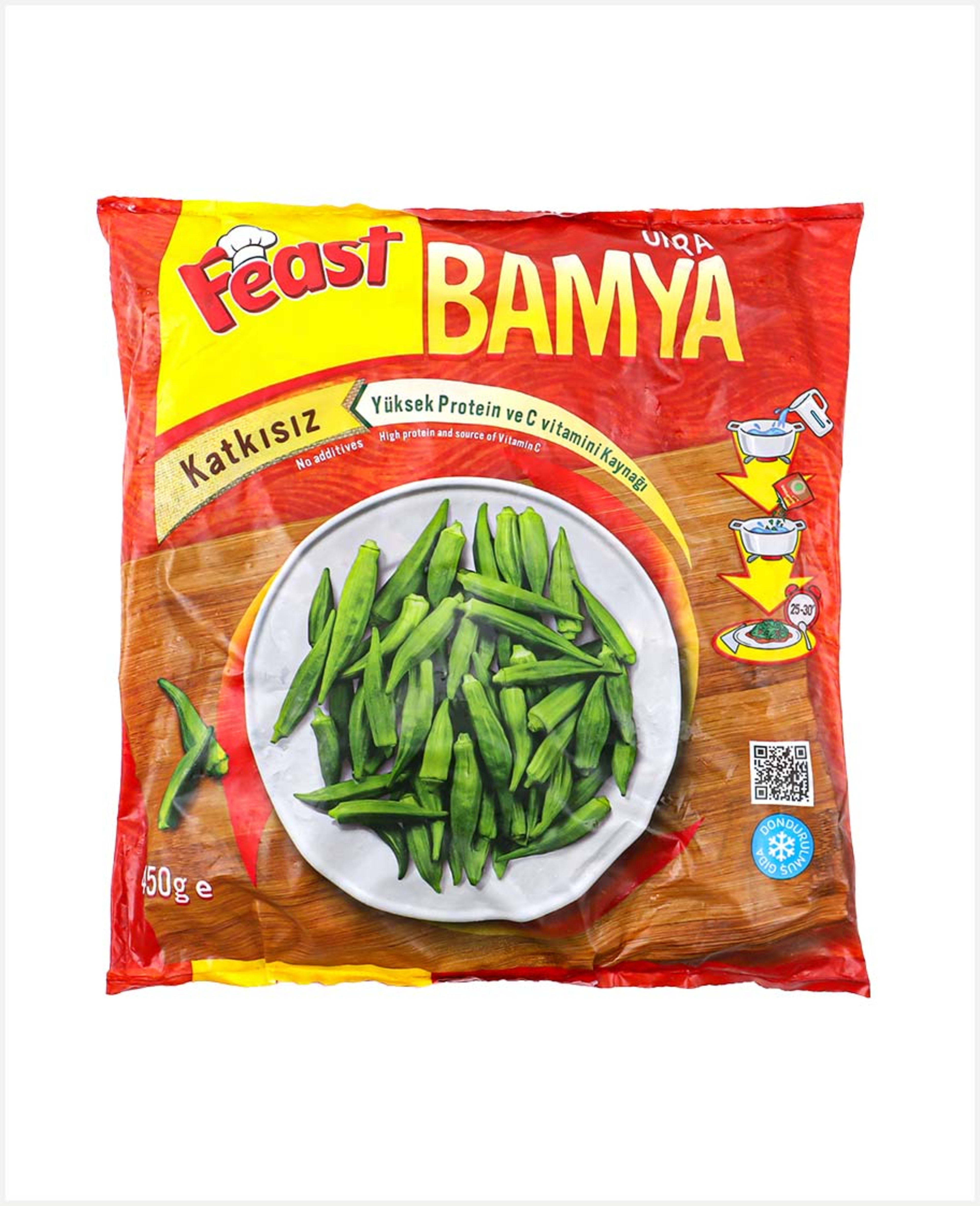 Feast Frozen Okra 450gm