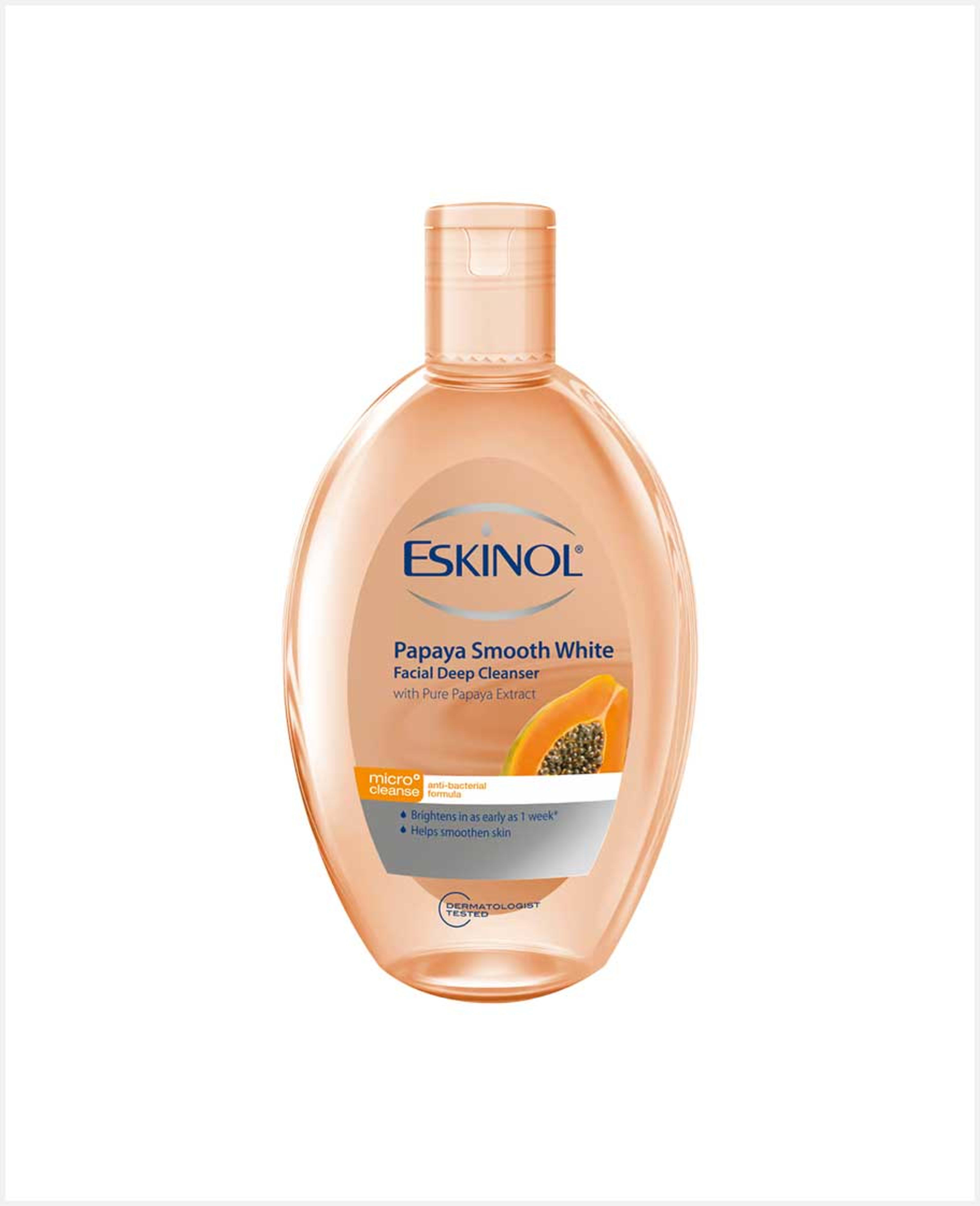 Eskinol Papaya Smooth White Facial Deep Cleanser 225ml