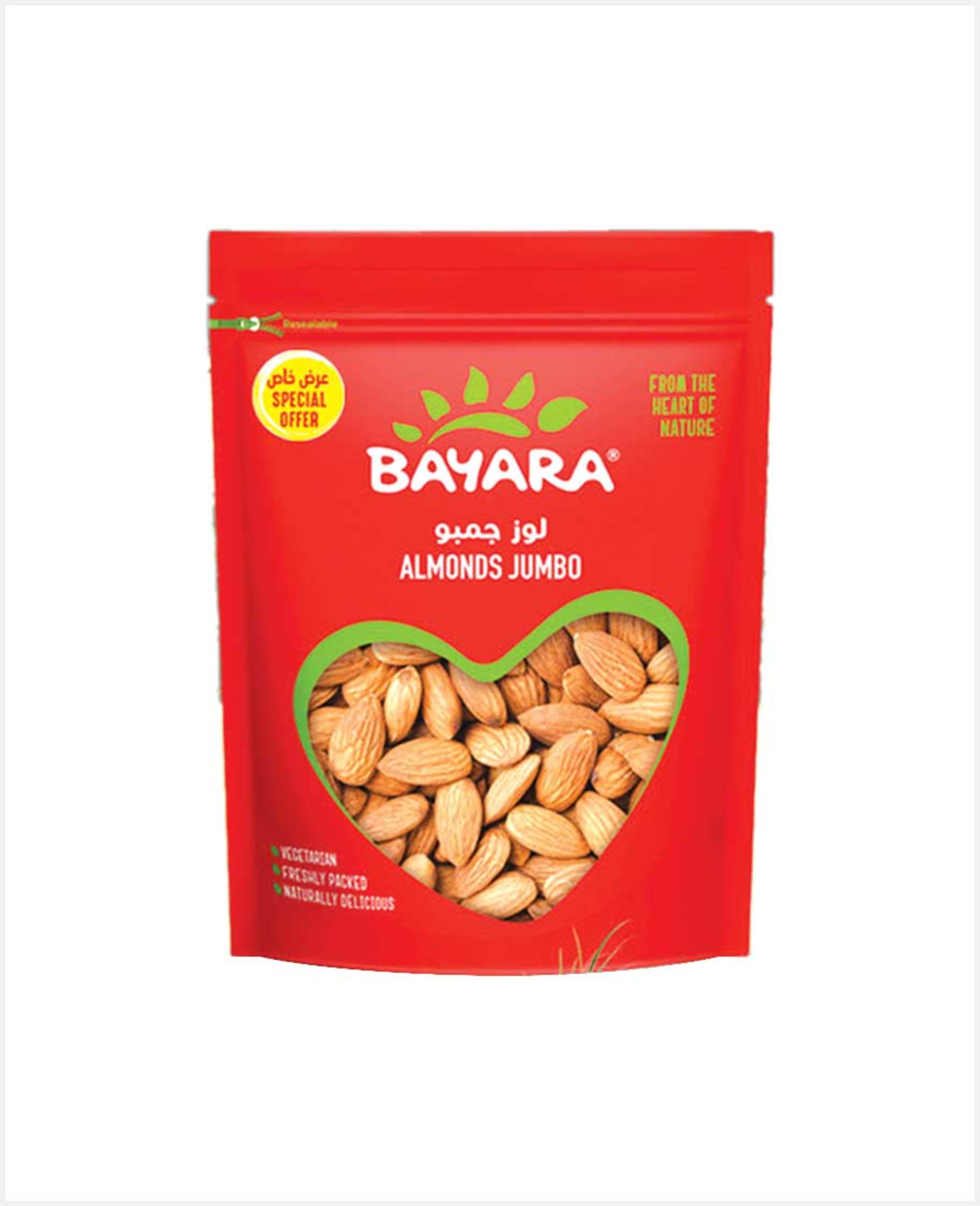 Bayara Almonds Jumbo 300gm @20% Off