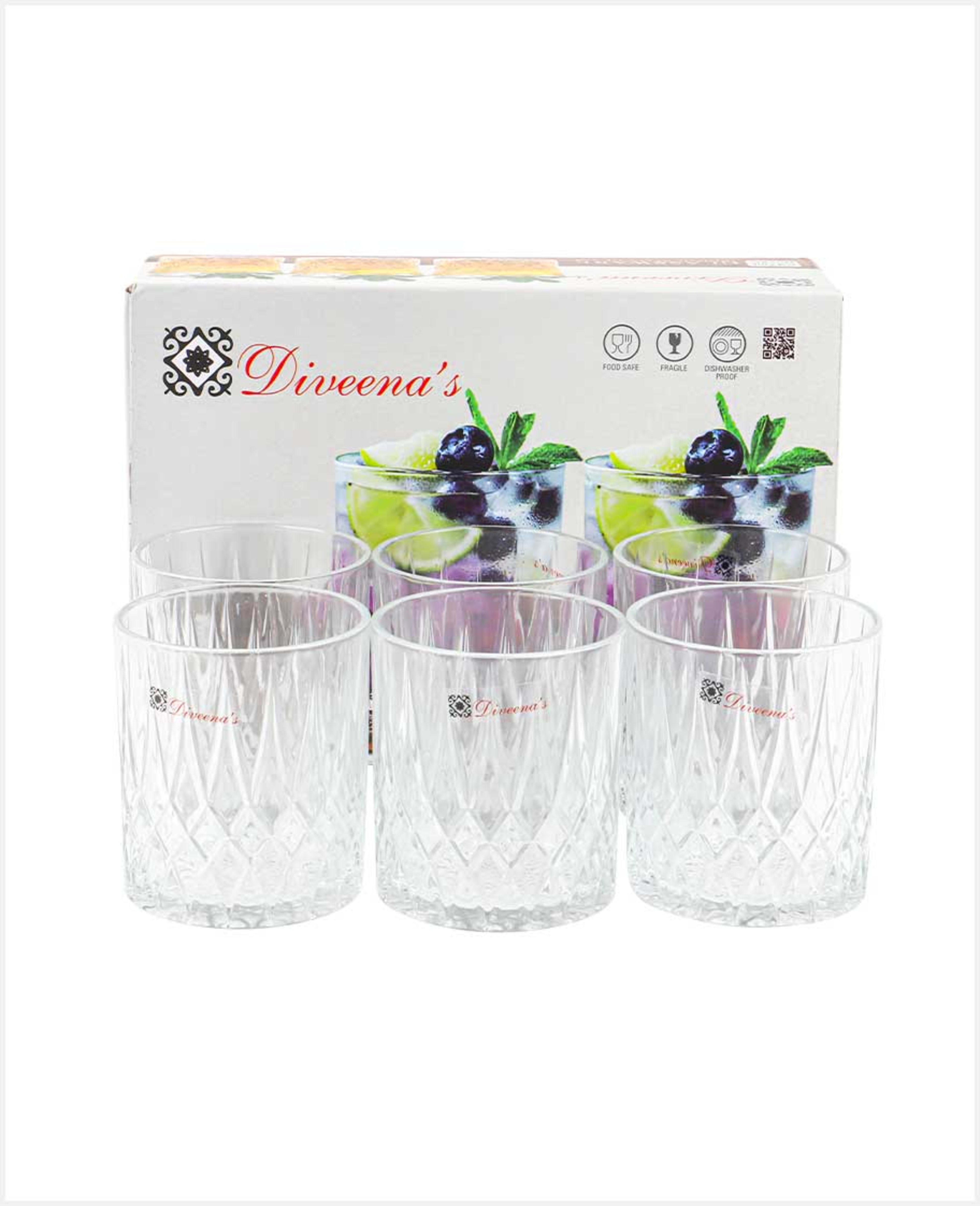 Diveenas Juice Glass 6pcs Hw01846 - image 2