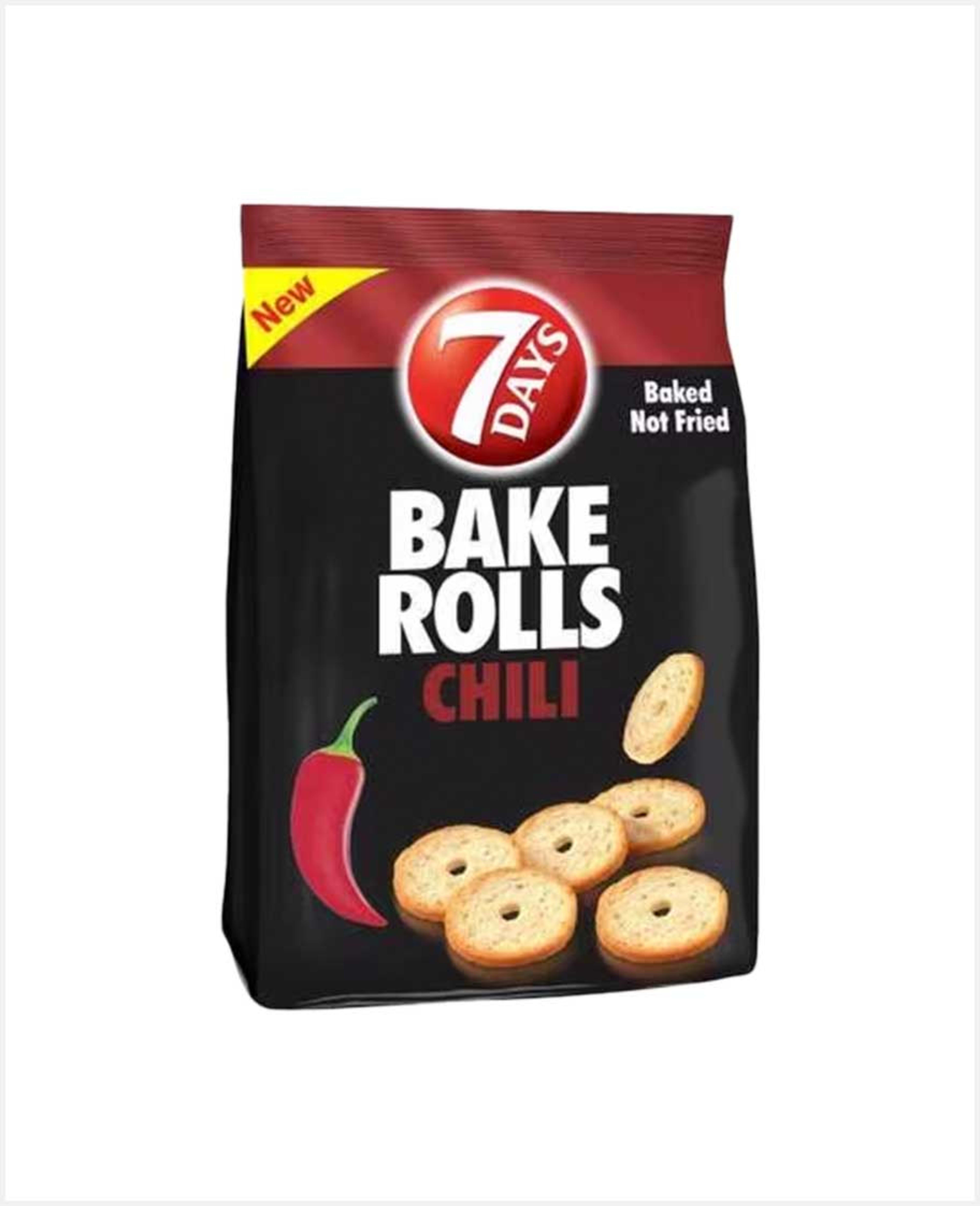 7days Bake Rolls Chili 60gm