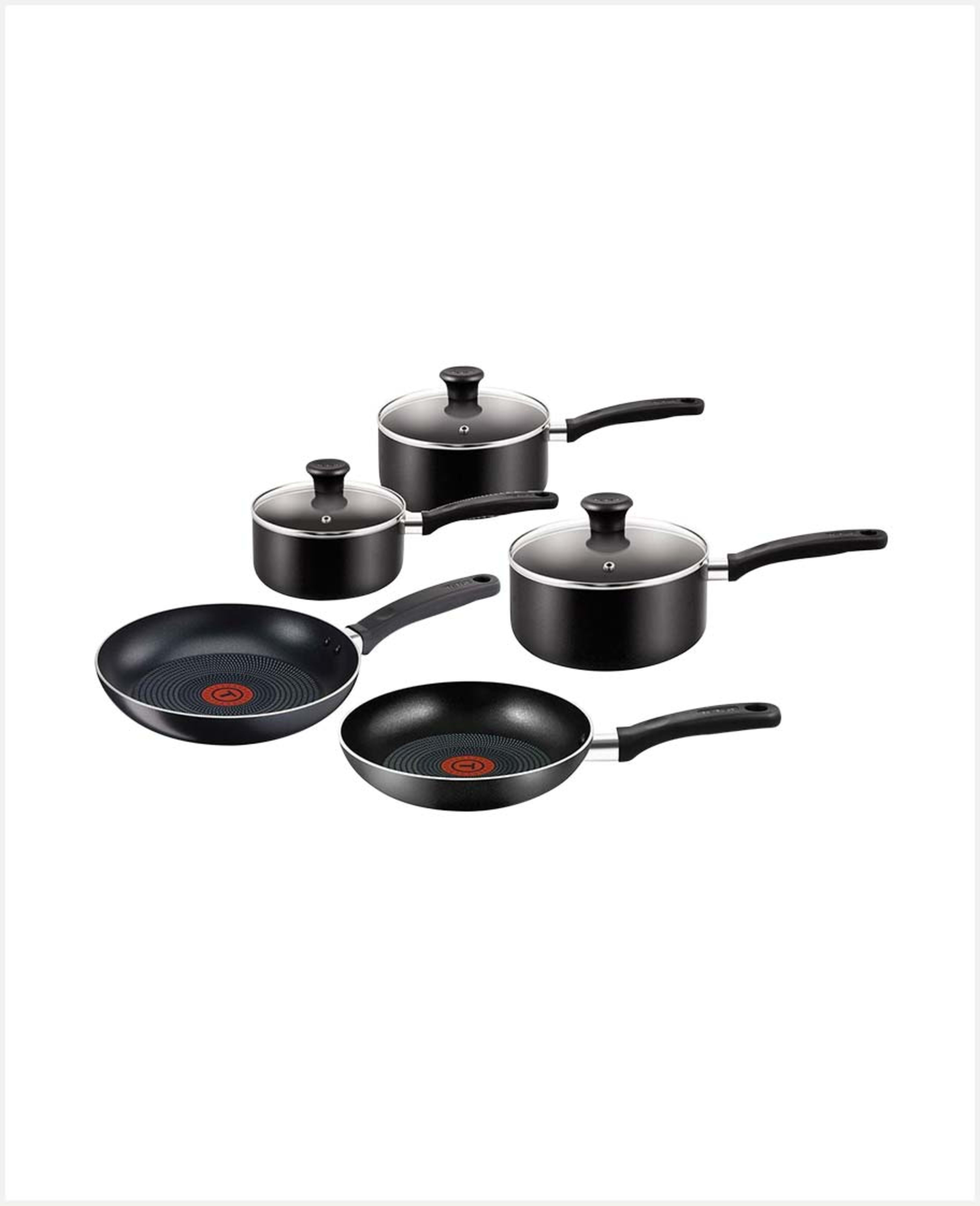 Tefal Essential Black Set 5pcs Fp20/24cm B472s544