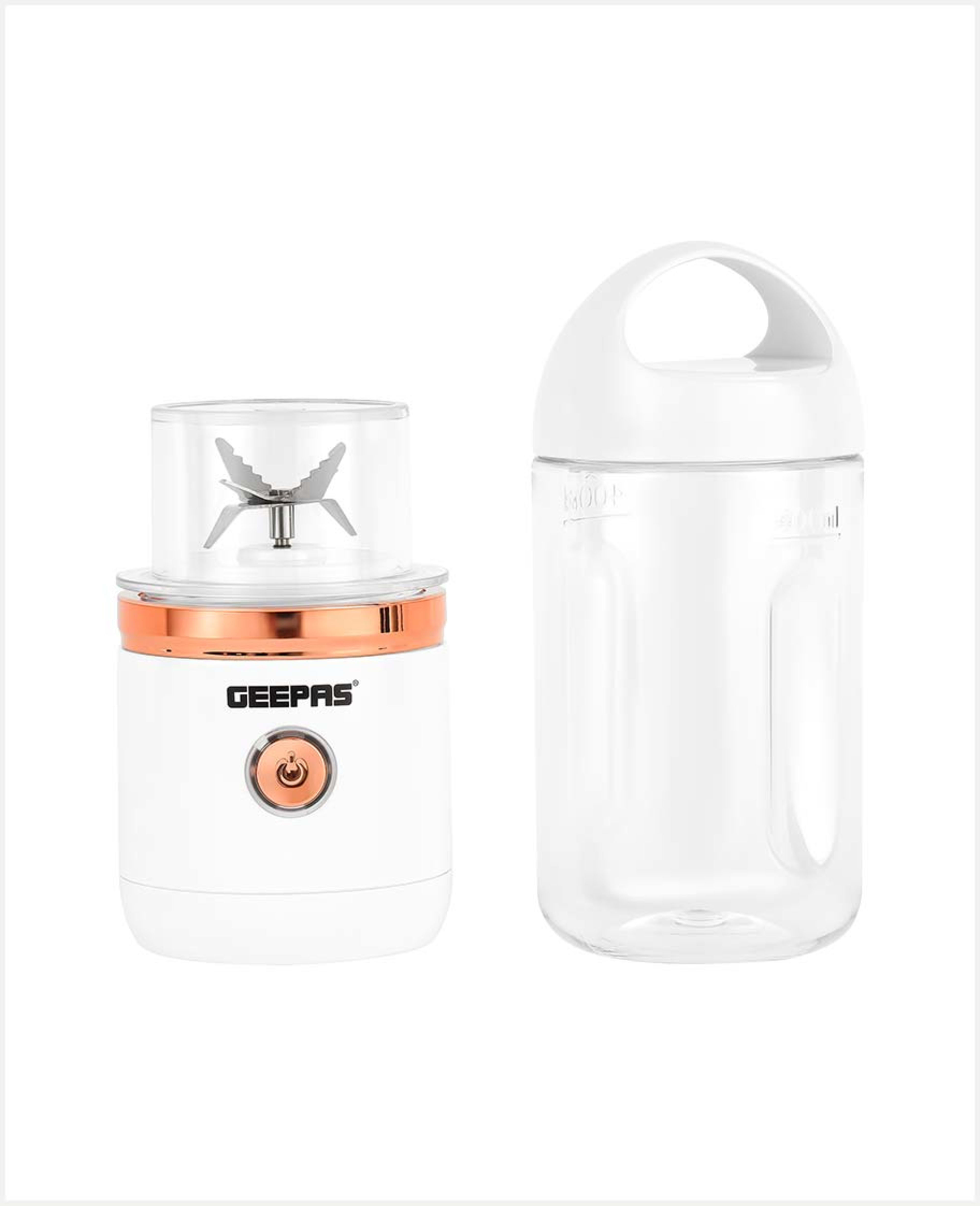 Geepas Rechargeable Portable Blender 420ml Gsb44058