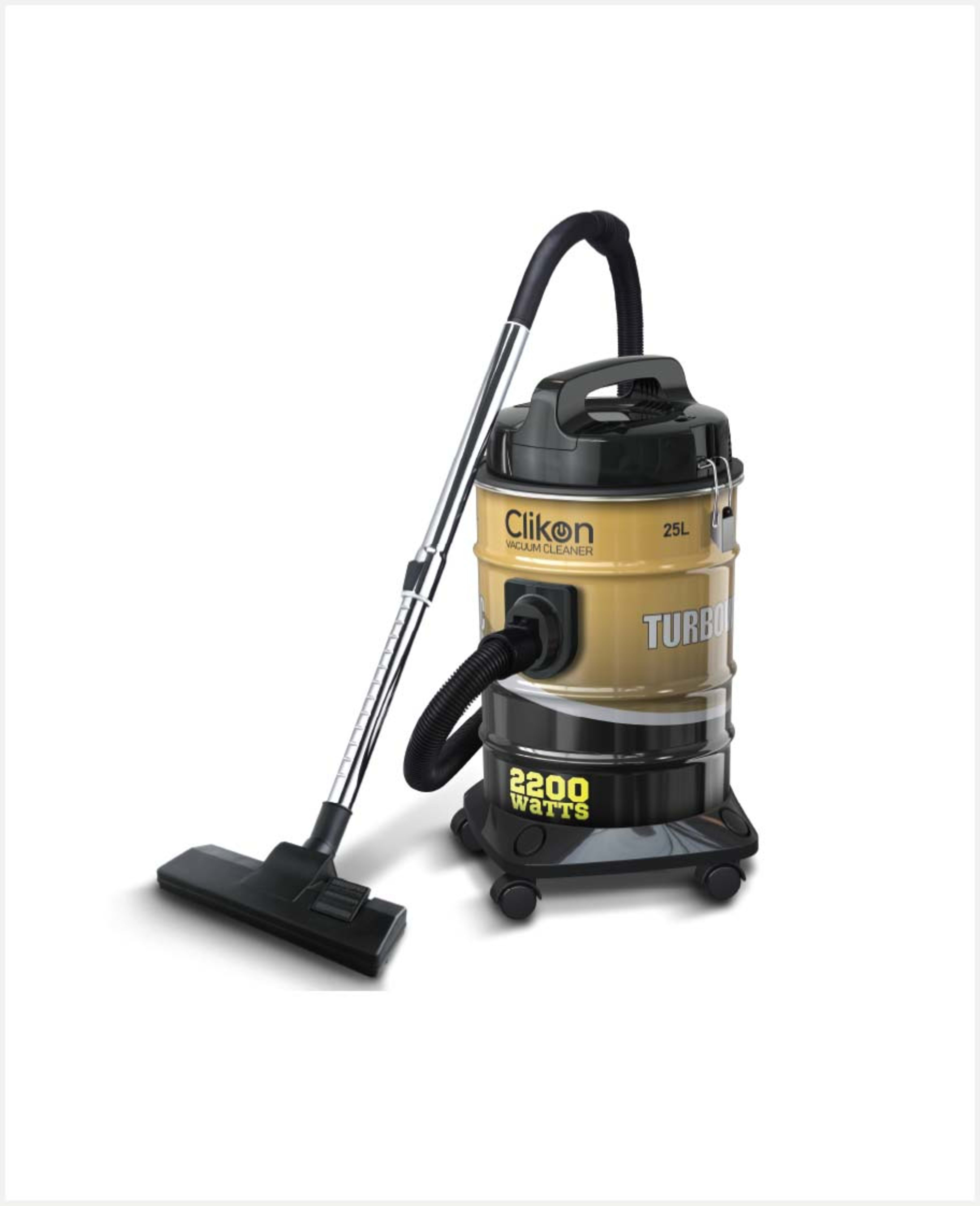 Clikon Vacuum Cleaner Drum Type 25l 2200w Ck4424