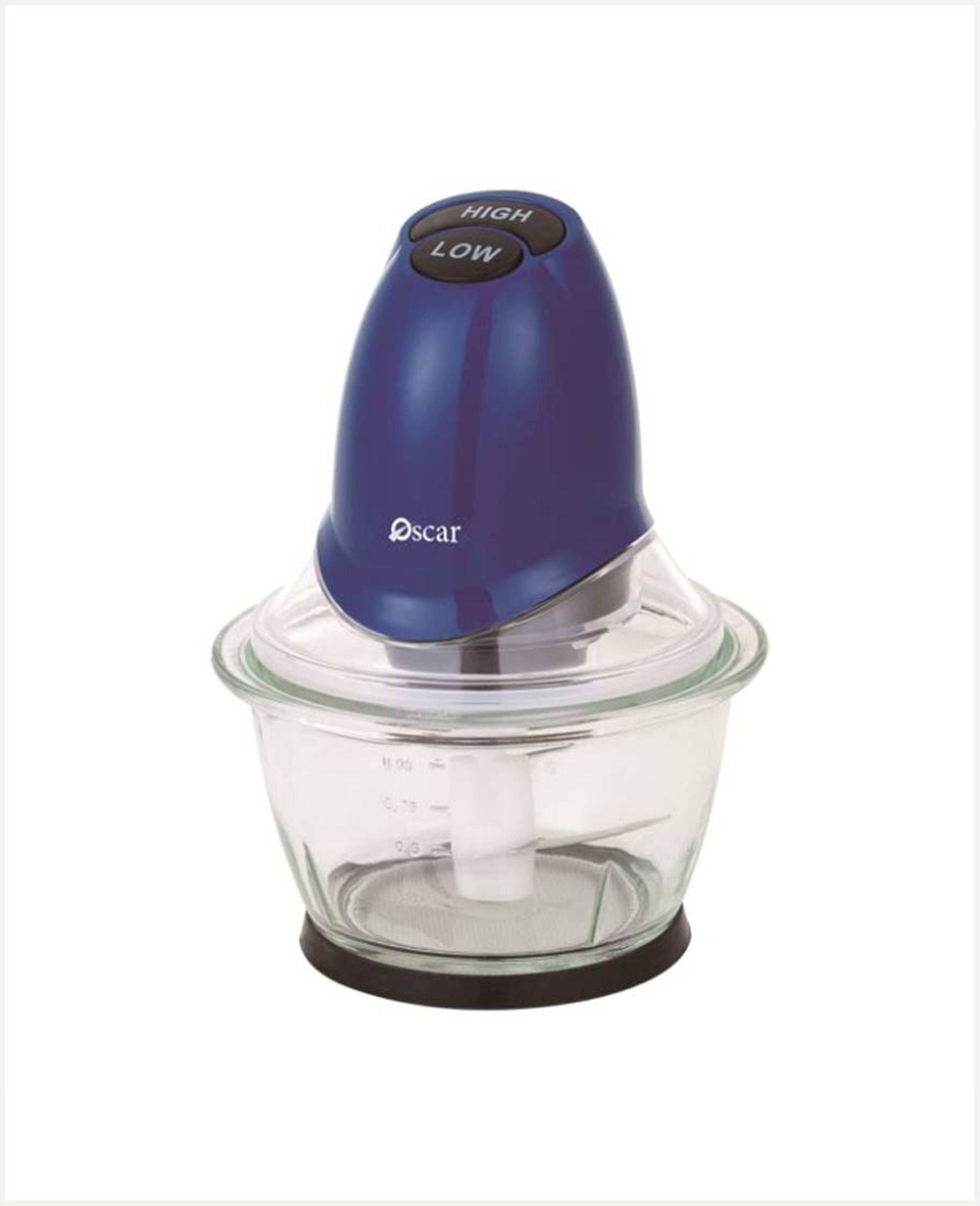 Oscar Glass Bowl Chopper 1ltr Och 350gb