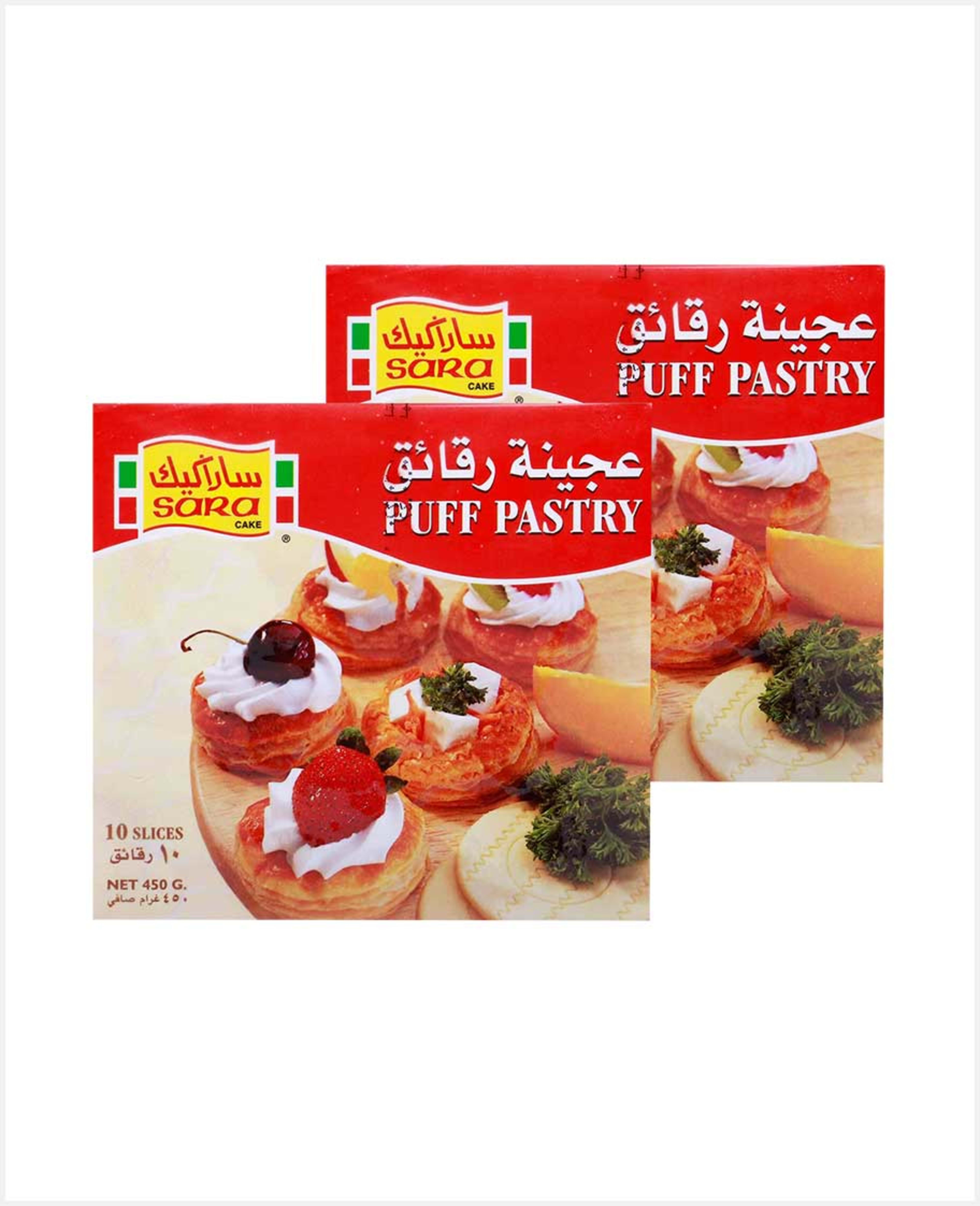 Sara Cake Puff Pastry 10s 2x450gm