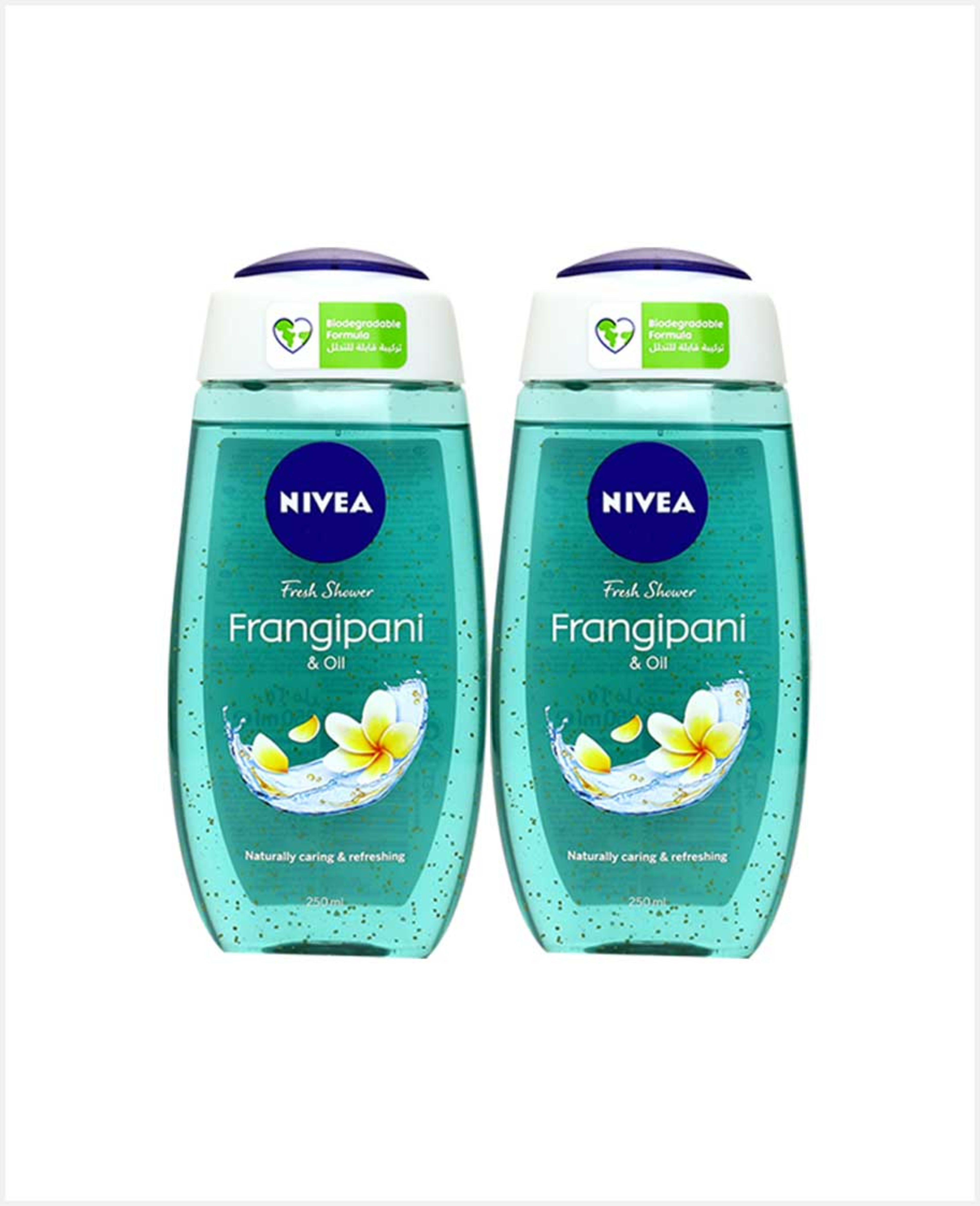 Nivea Frangipani and Oil Shower Gel 2x250ml