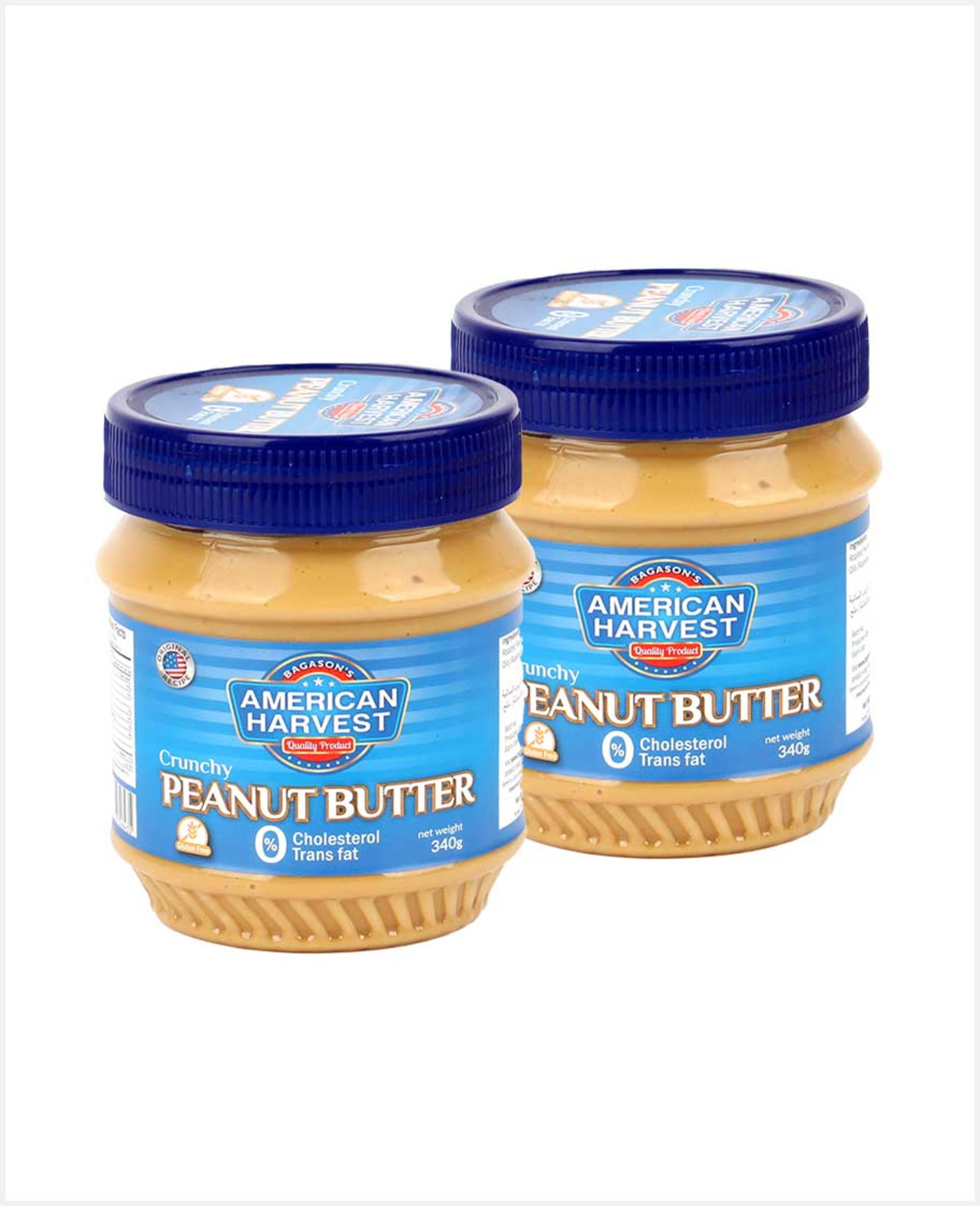 American Harvest Crunchy Peanut Butter 2sx340gm Promo