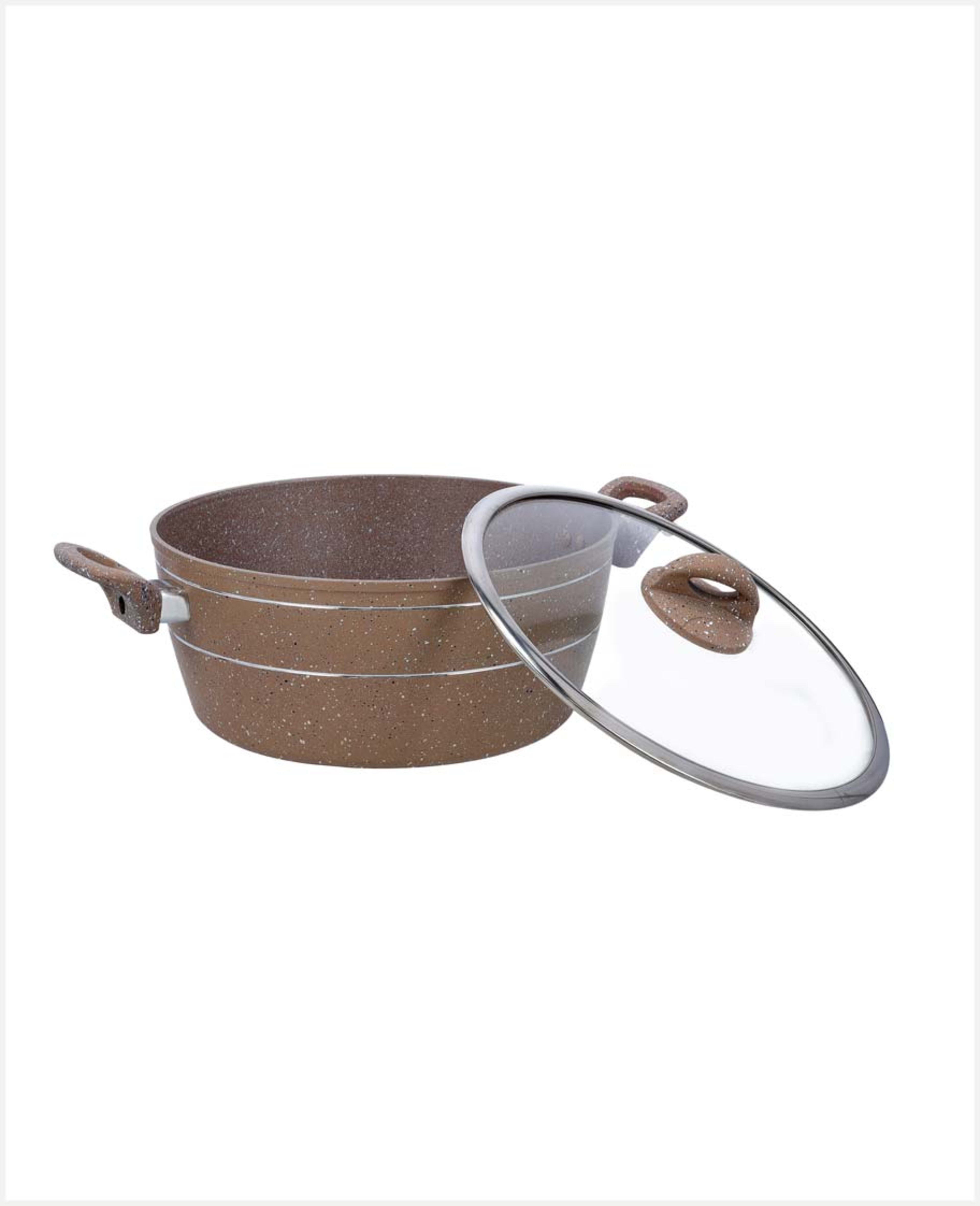 Royalford Granite Smart Casserole/g+lid 28cm Rf9470bge