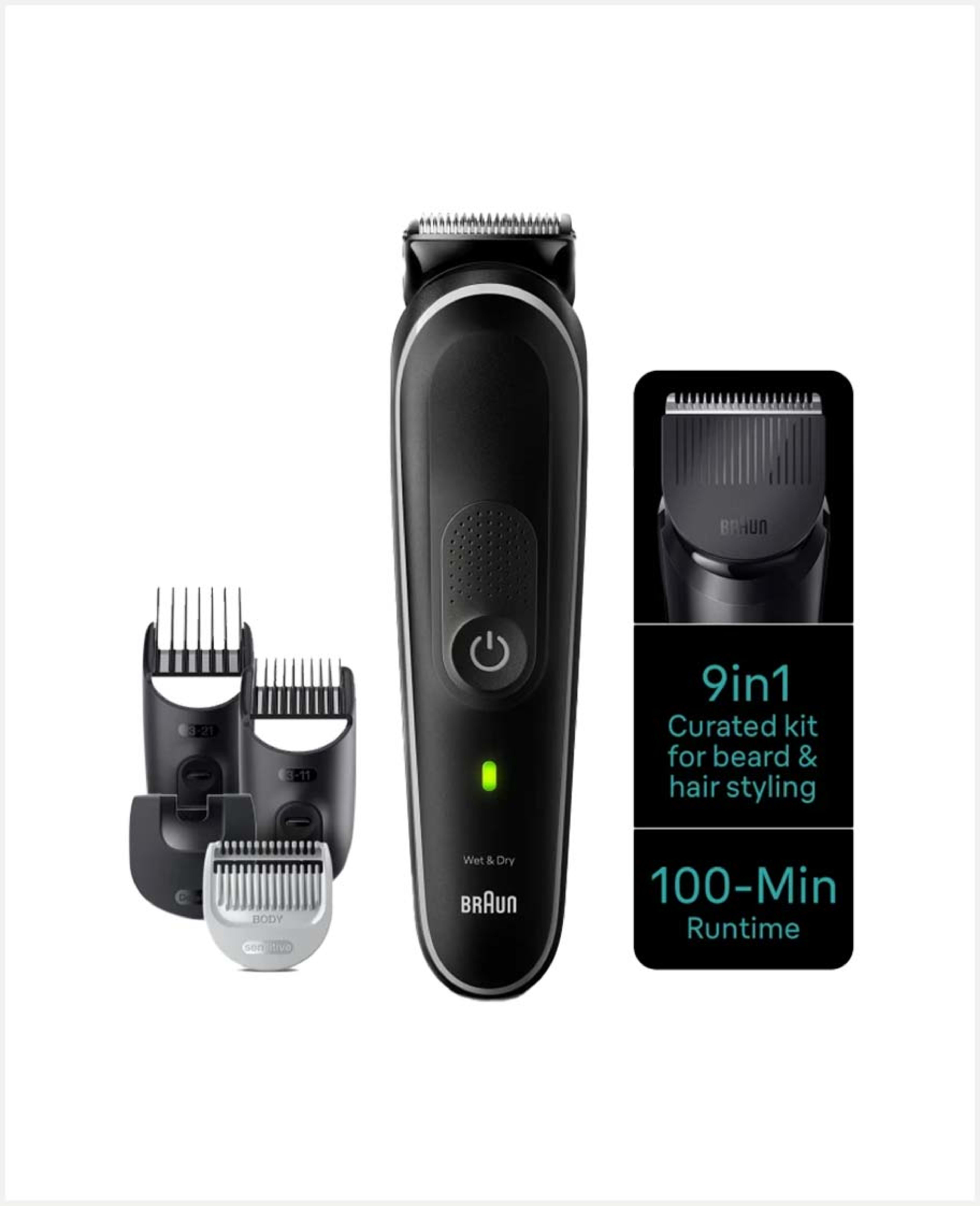 Braun Multi Grooming Kit Blk/grey Mgk5410