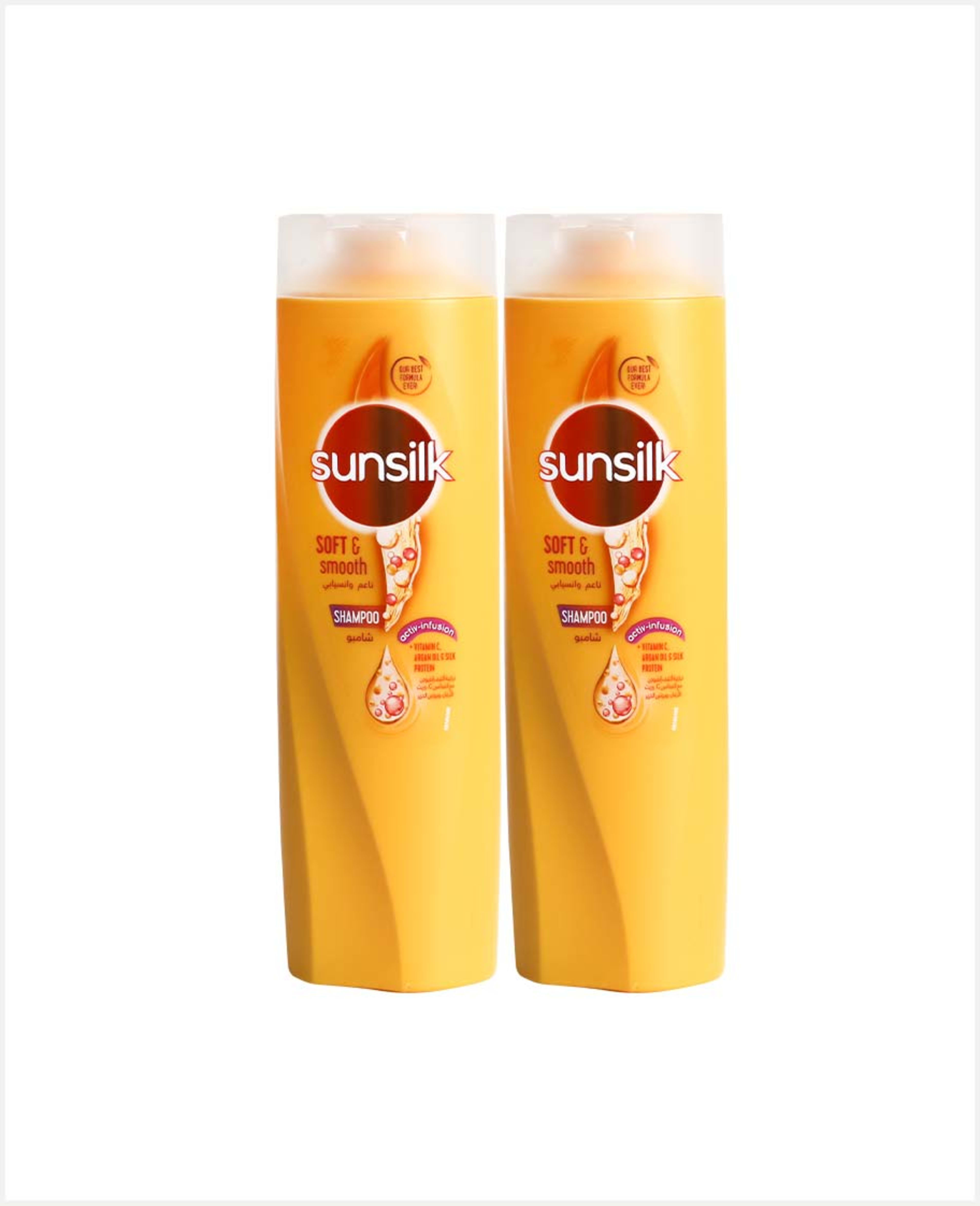 Sunsilk Shampoo Soft & Smooth 2x400ml @25%off