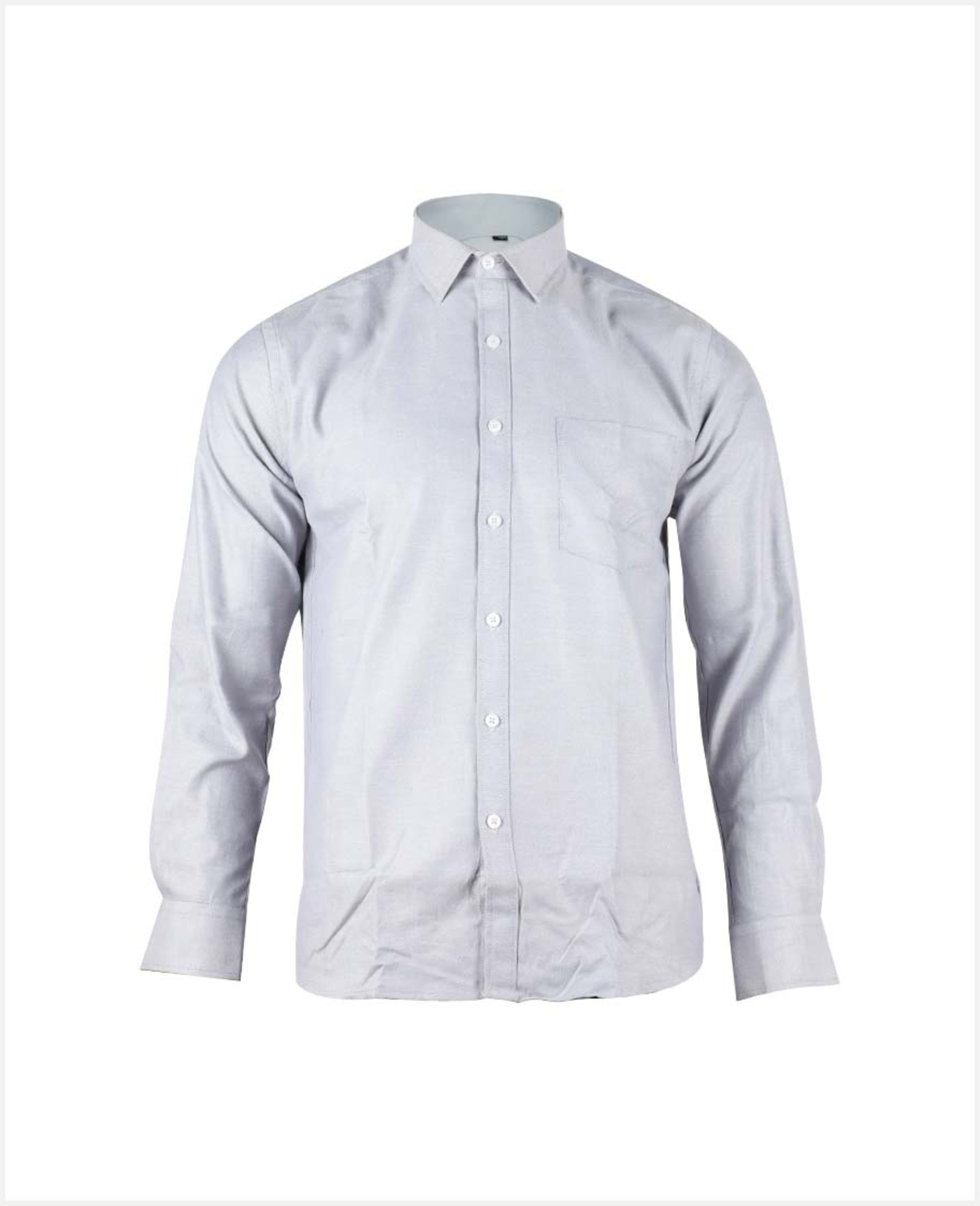 Oxford Mens Shirt Slim Fit Ash Ls M-xxl Hm-oxf21s-ash