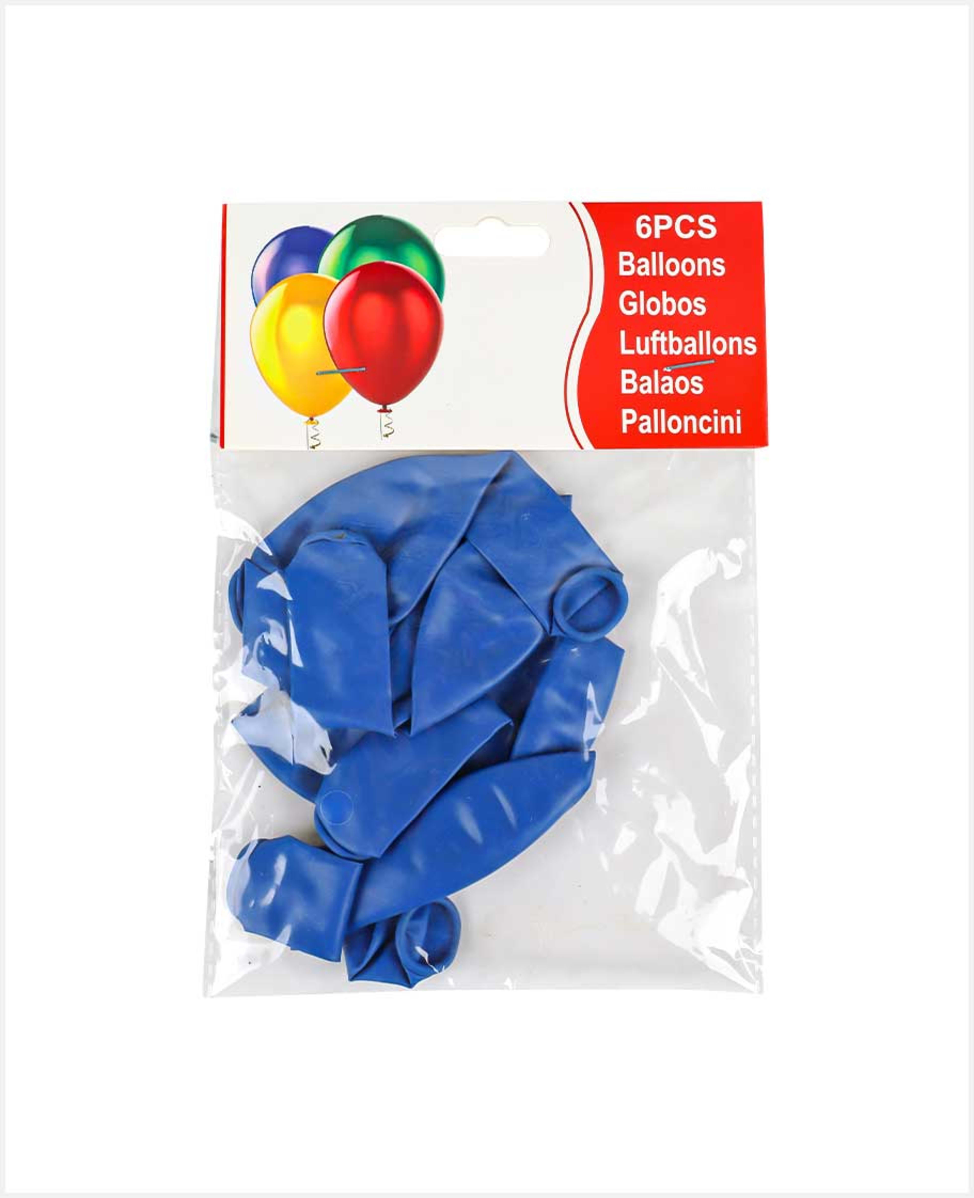 Toiz Balloons Blue 6's #ap14-185 - image 2