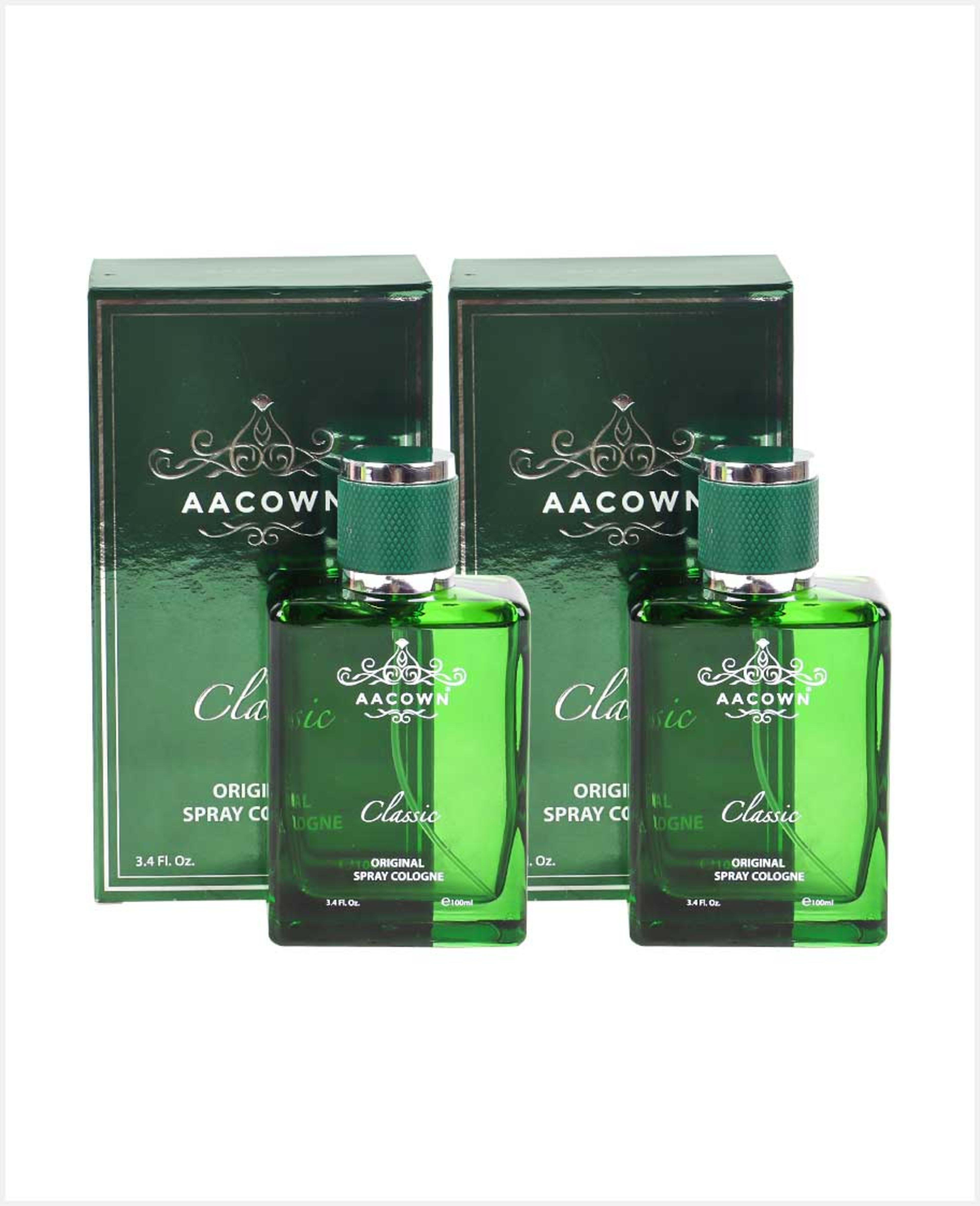 Aacown Classic Original Spray Cologne 2x100ml