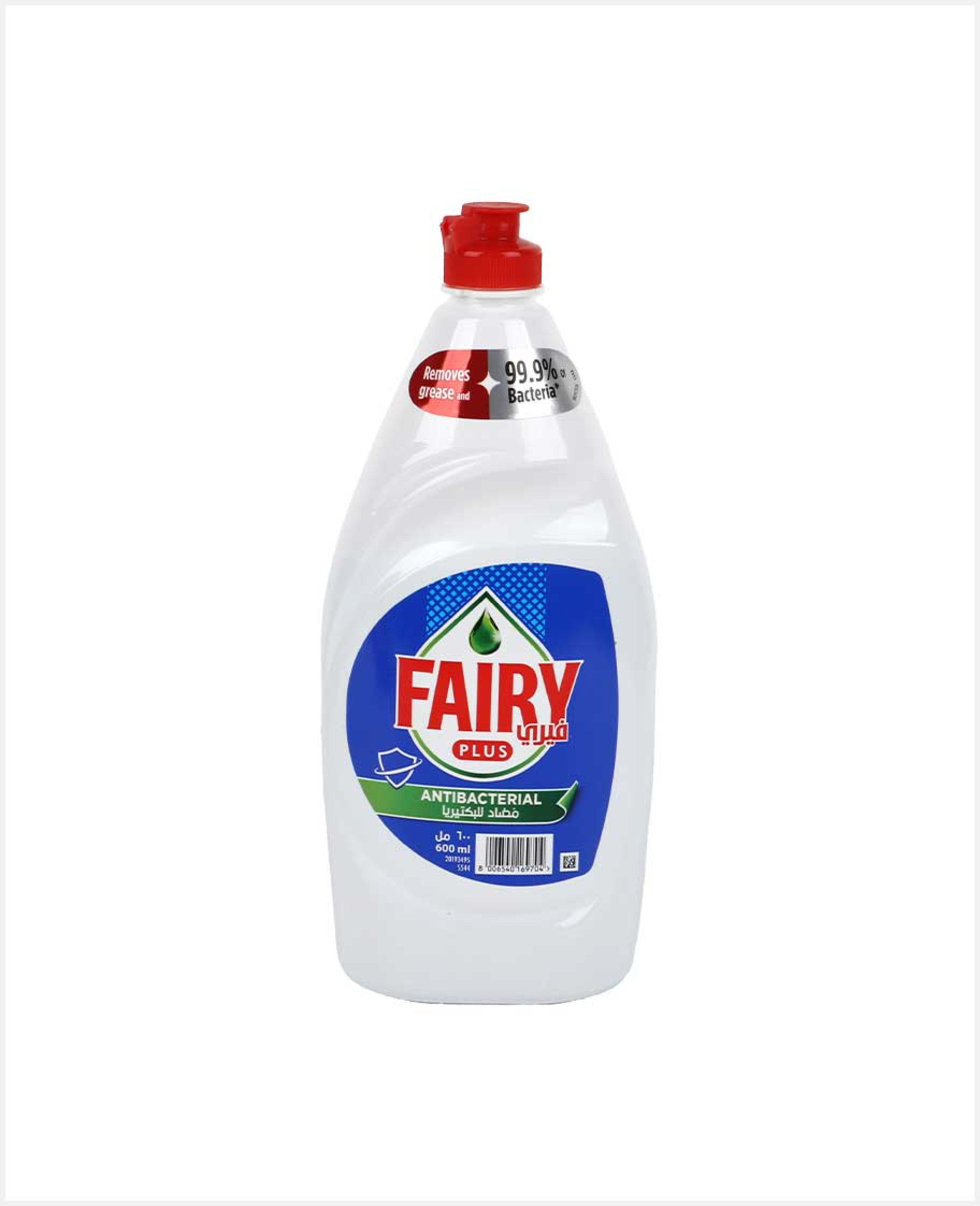 Fairy Plus Antibacterial Dishwash Liquid 600ml