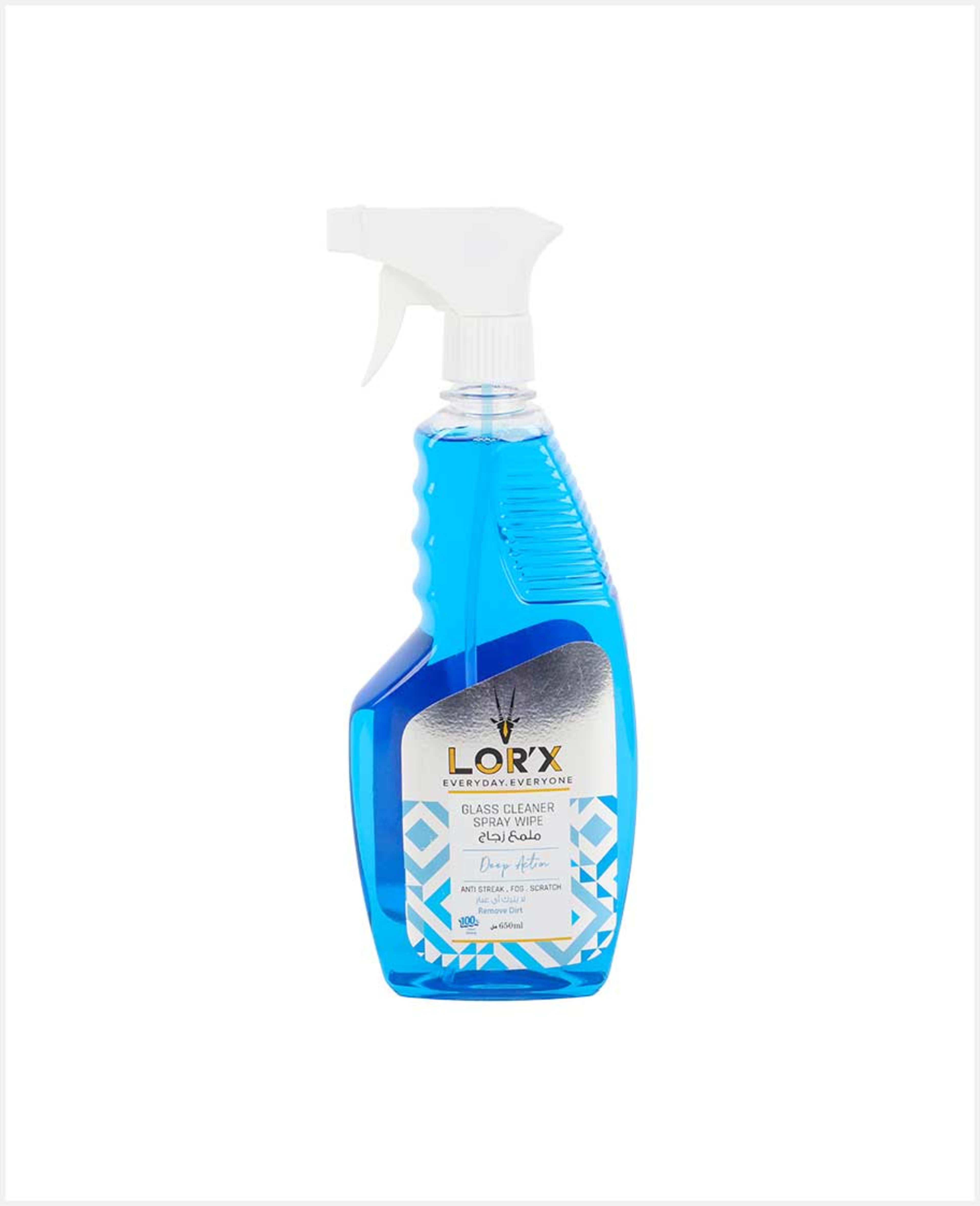 Lor'x Glass Cleaner Spray Wipe 650ml