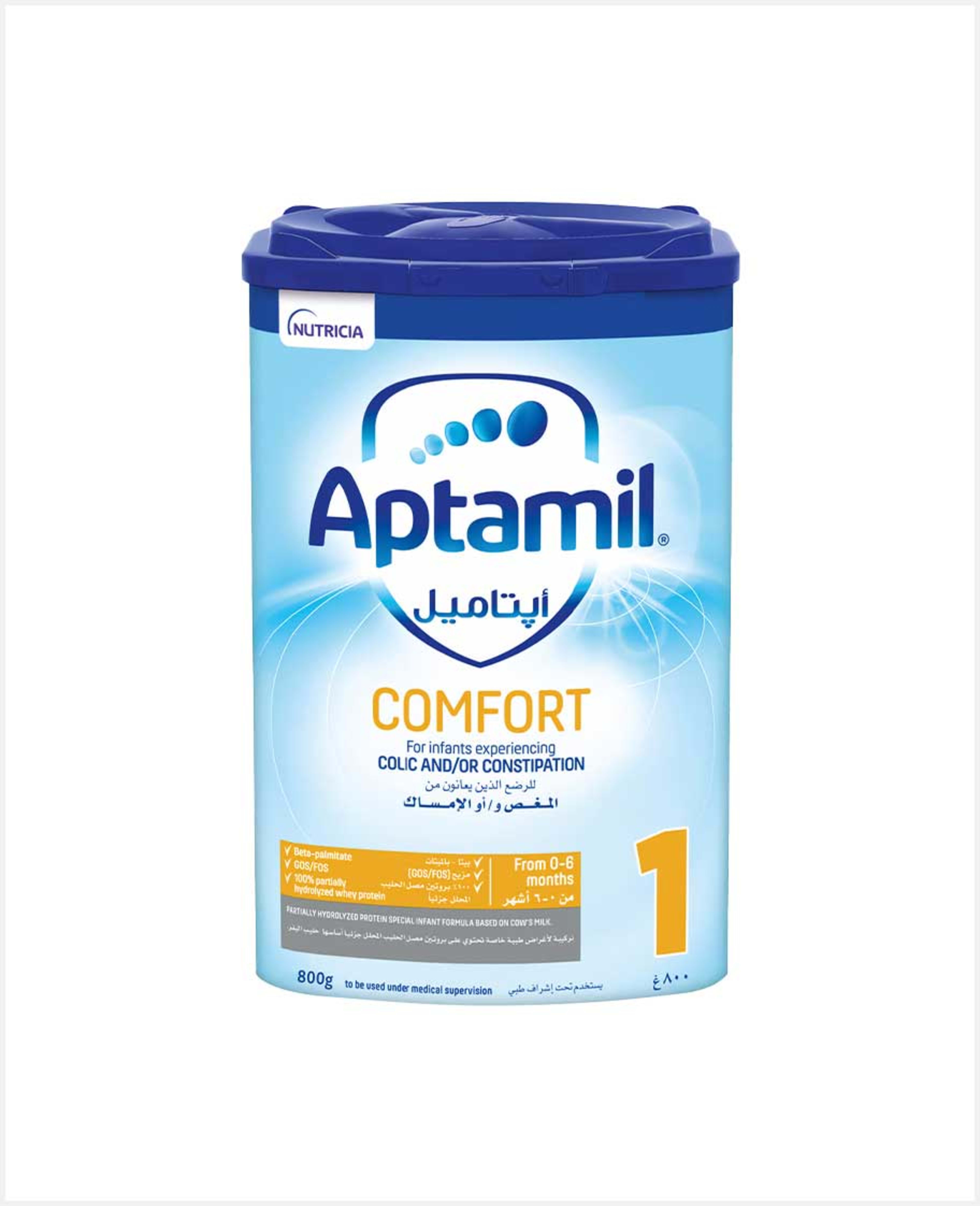 Aptamil Comfort Infant Formula 1 (0-6m) 800gm