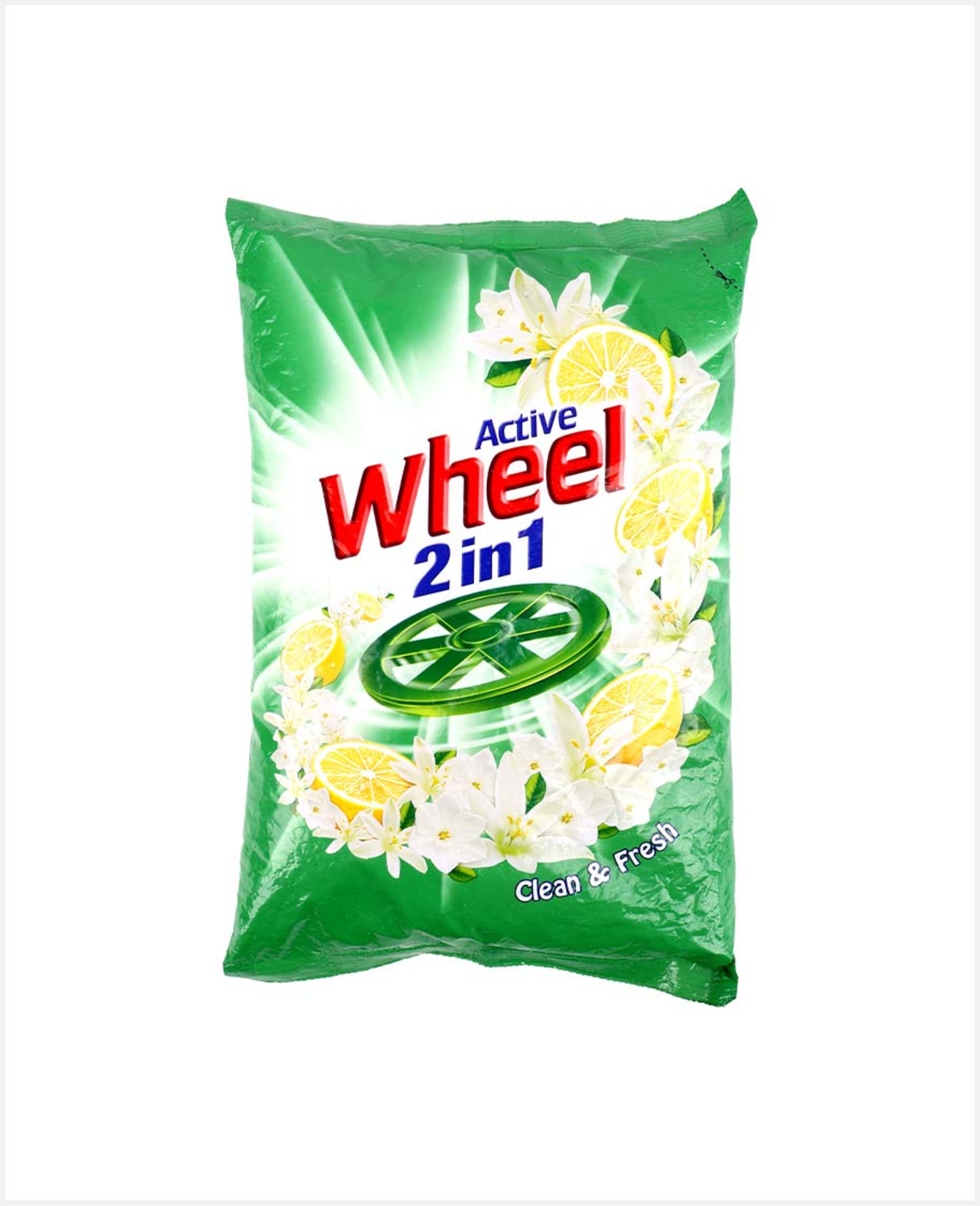 Active Wheel 2 in 1 Detergent Powder 1kg