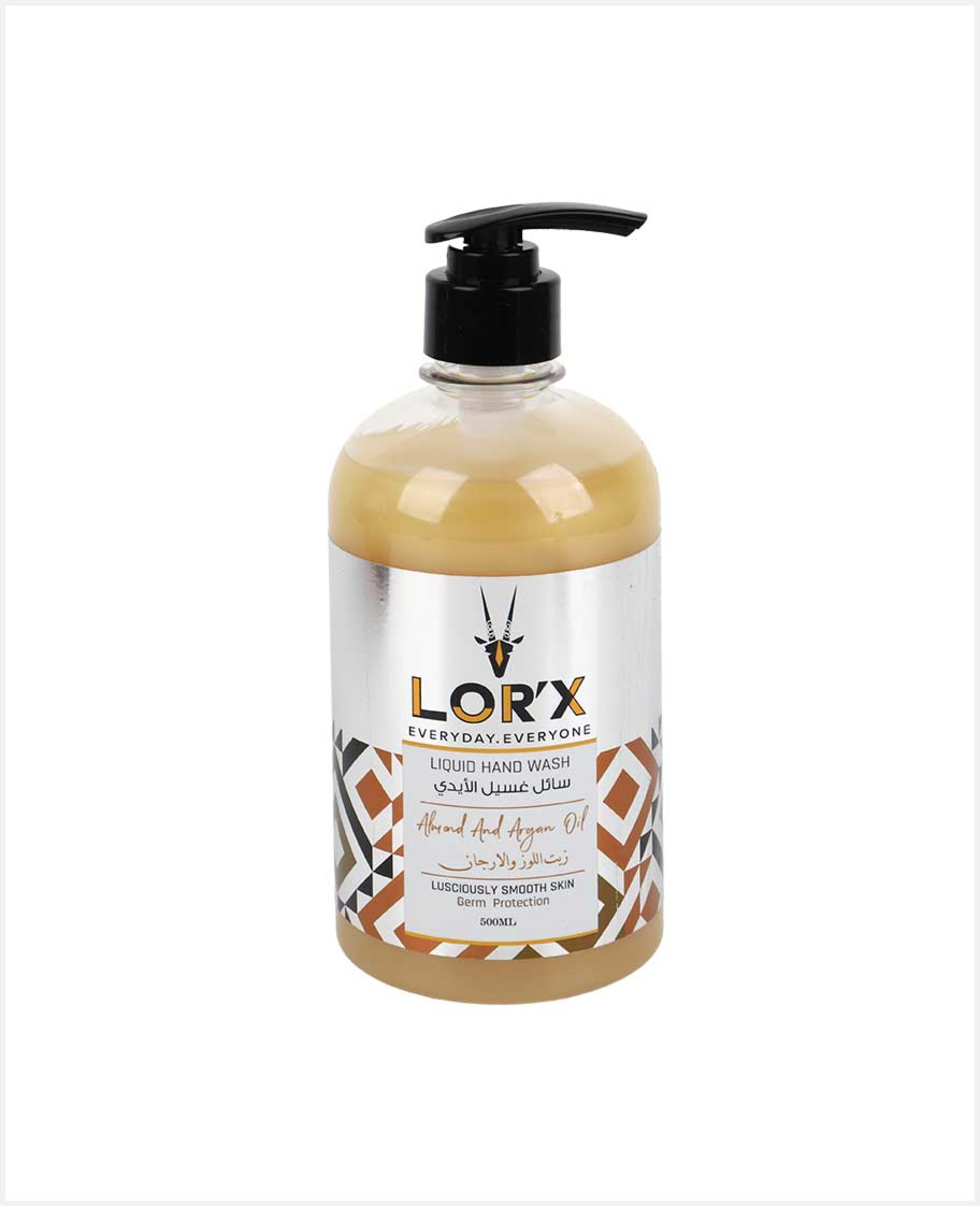 Lor'x Liquid Hand Wash Almond and Argan Oil 500ml (500gm)