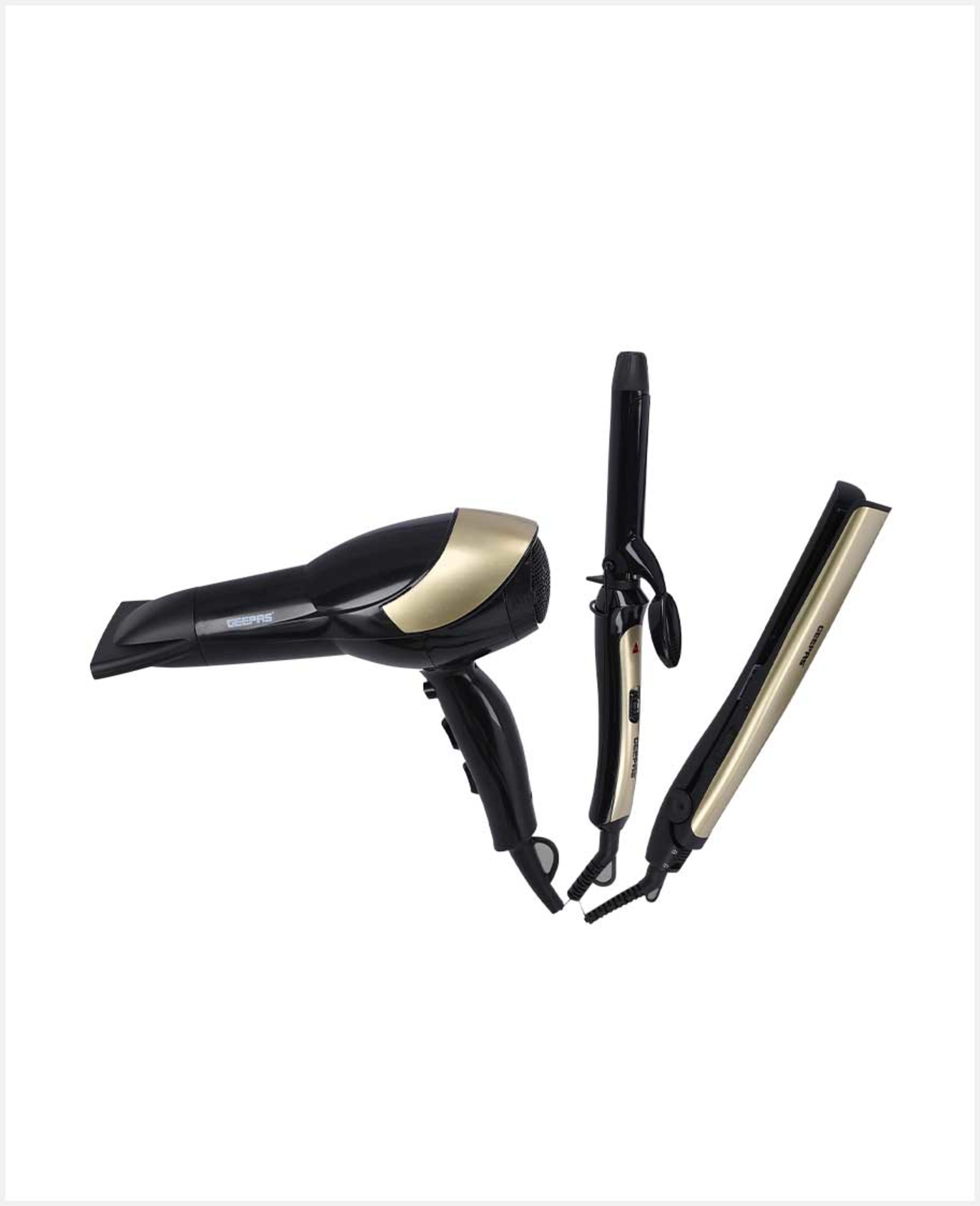Geepas Hair Styling Set 3 in 1 2200w Ghf86055
