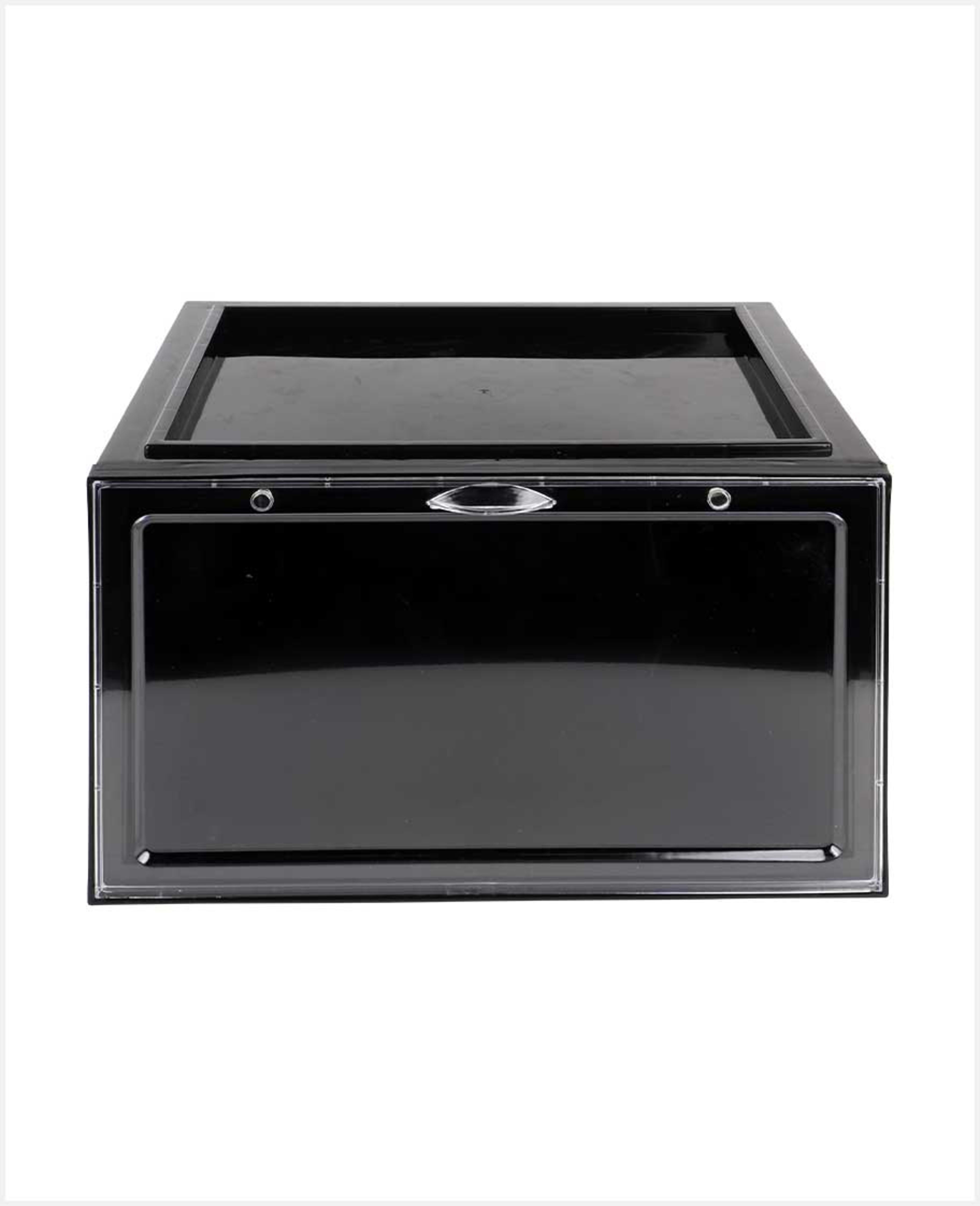 1chase Shoe Storage Box Black 36x29x22cm 1ch-sb-blk-sop