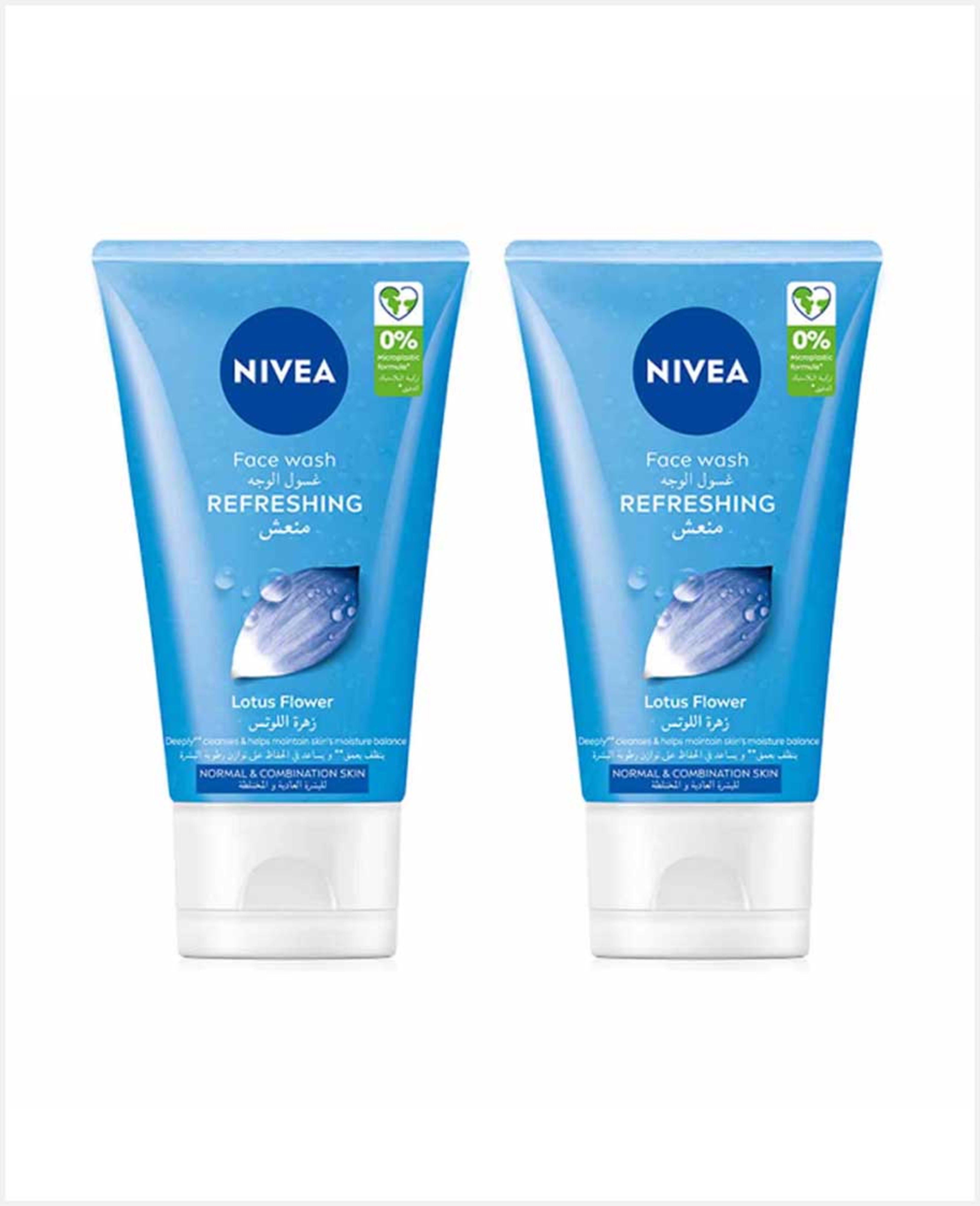 Nivea Visage Refreshng Face Wash Normal Skin 2x150ml @30%off