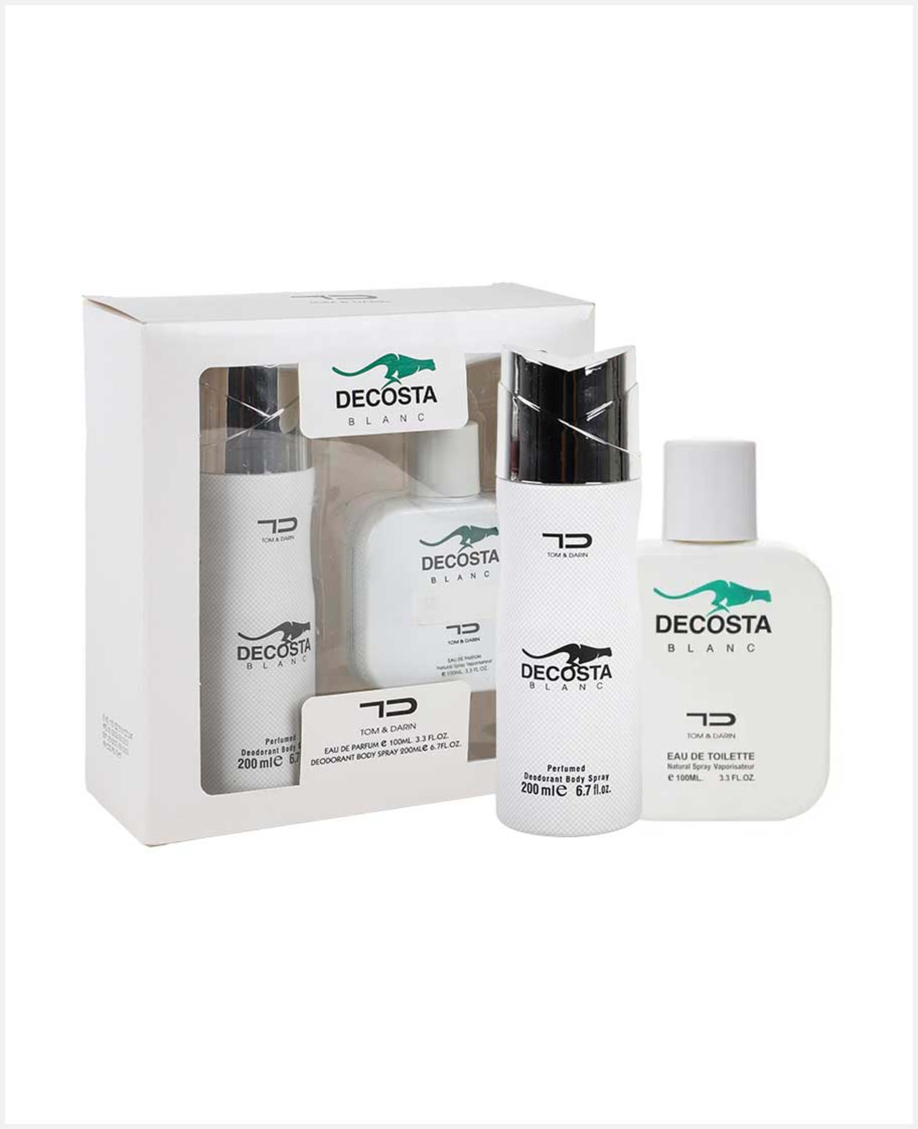 Tom & Darin Eau De Parfum 100ml+deodorant Body Spray 200ml