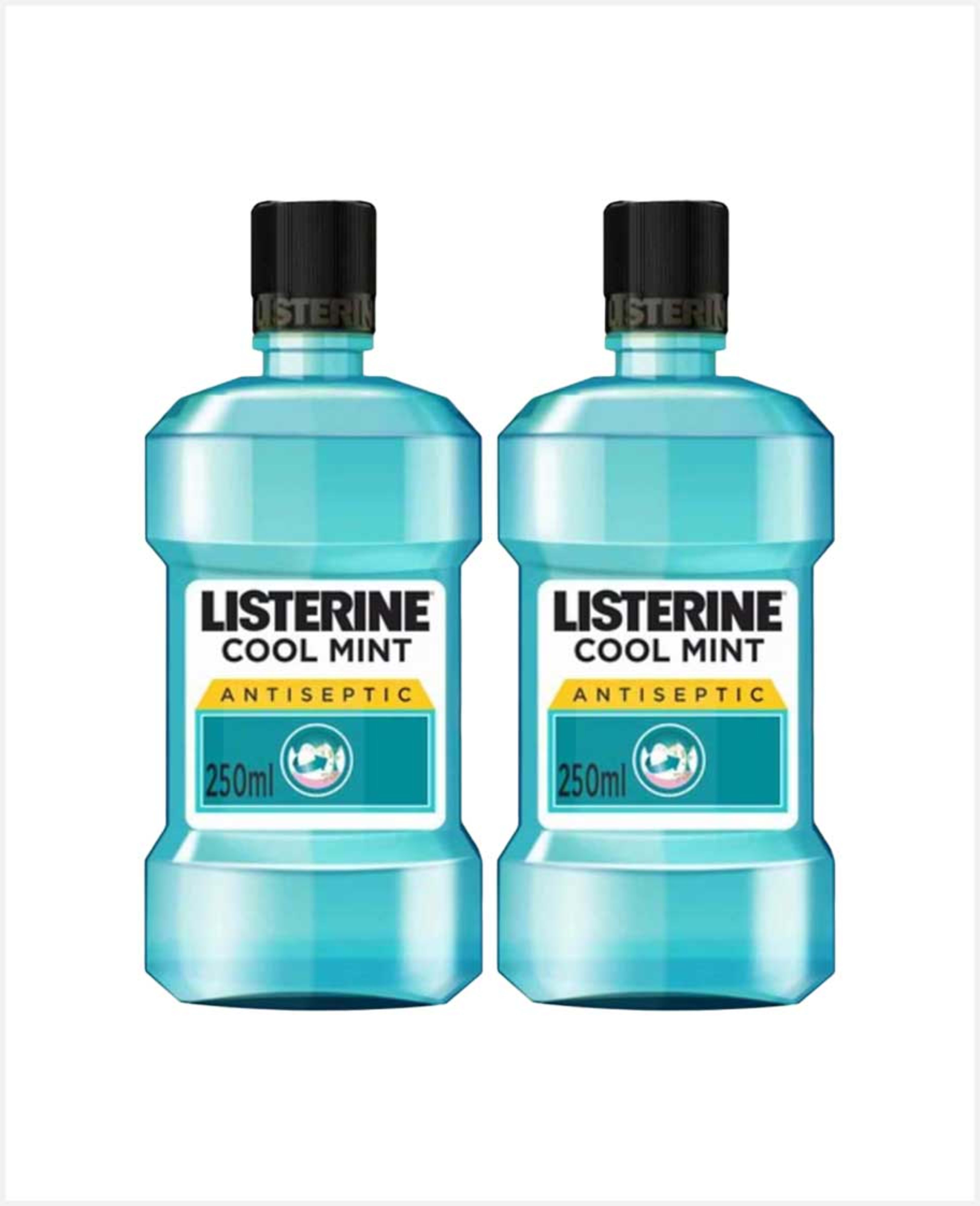 Listerine Antiseptic Mouthwash Cool Mint 2x500ml @20%off