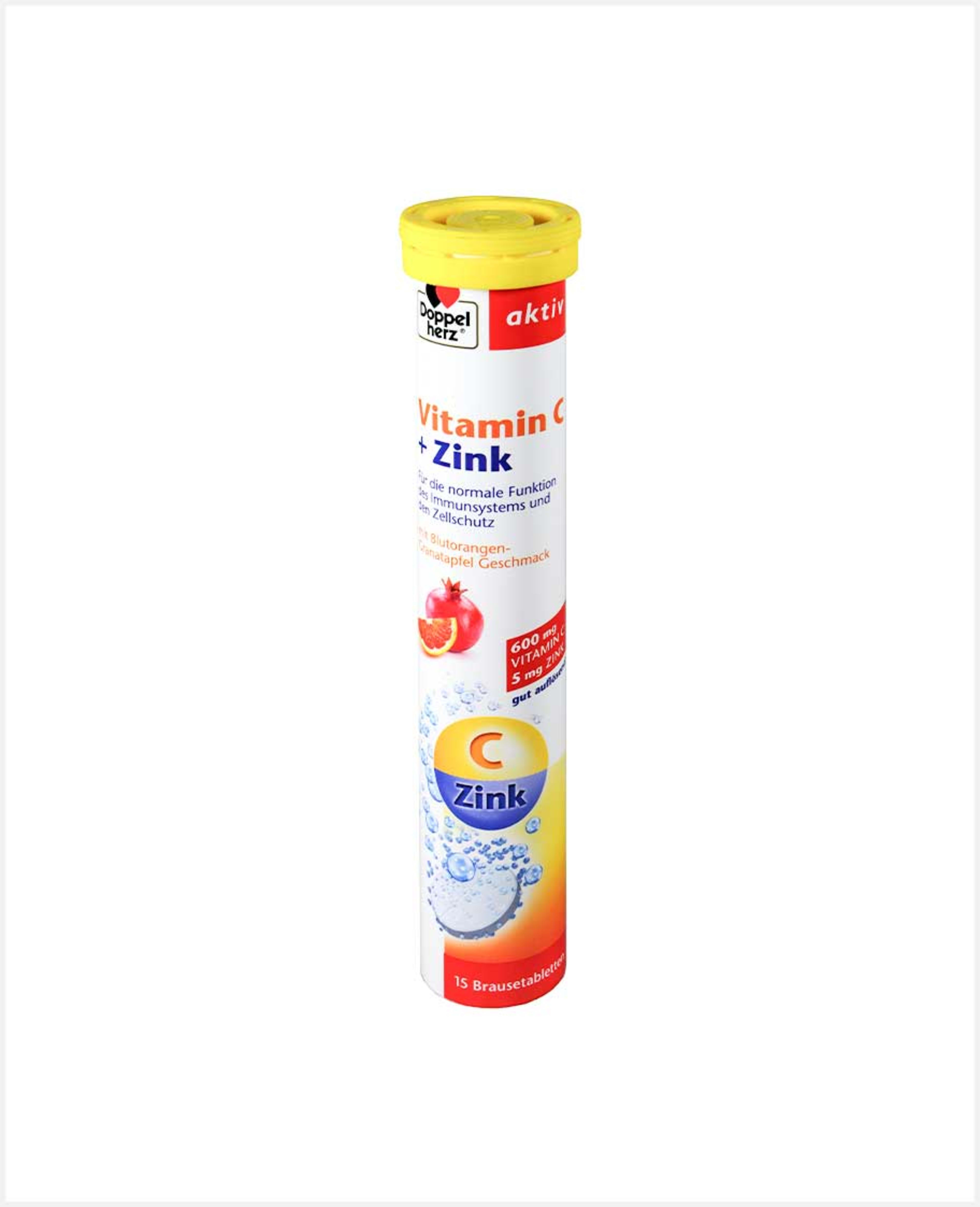 Doppelherz Vitamin C+zinc Pomegranate Flavor